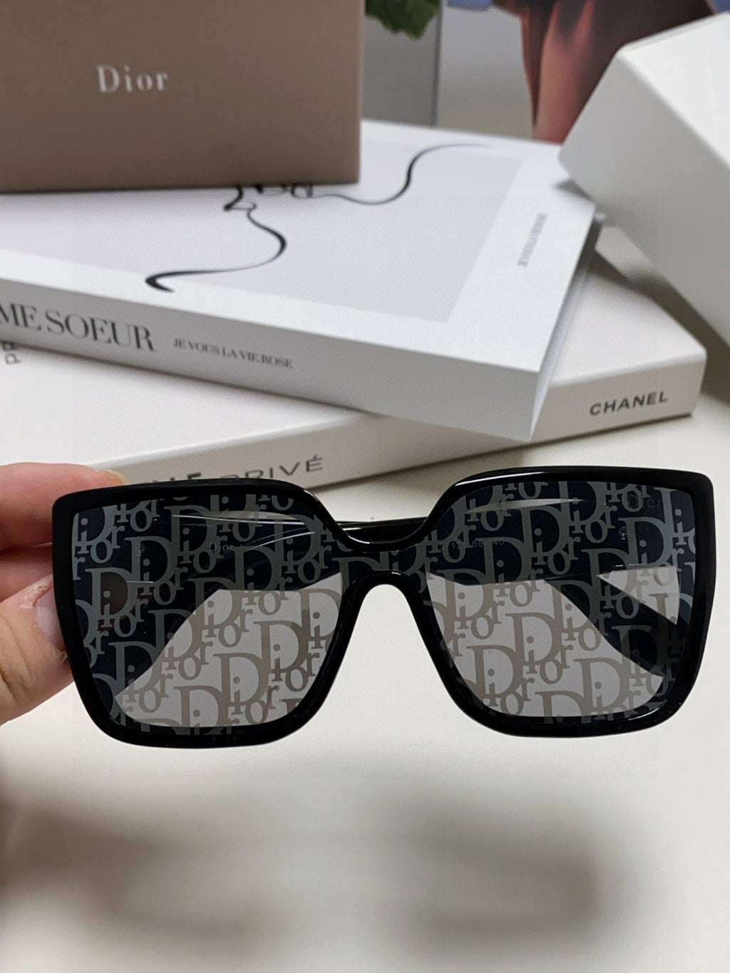Dior Fashion Silver Lens Sunglasses for Women - 382432 - detail image 3