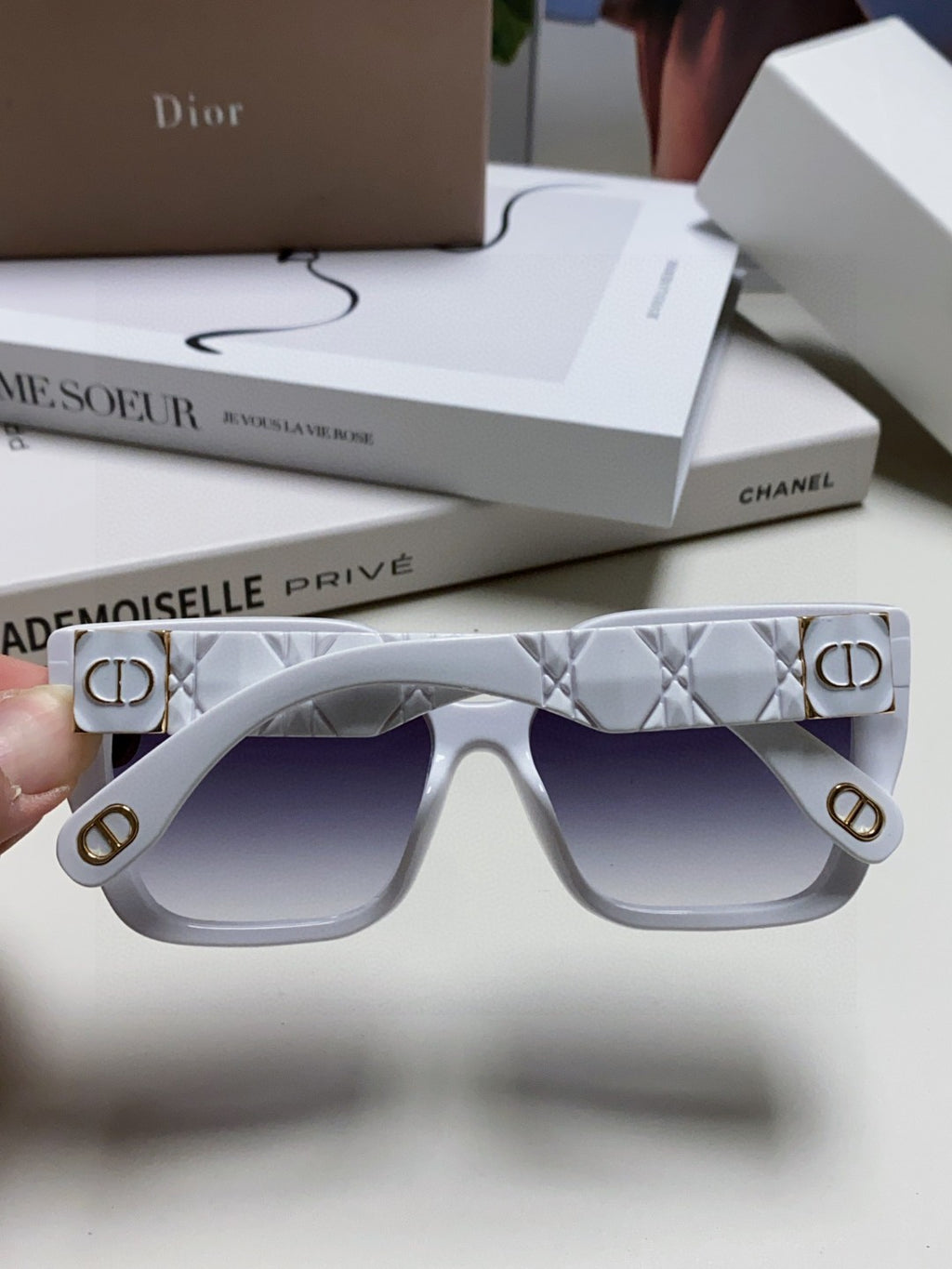 Dior Fashion Silver Lens Sunglasses for Women - 382433 - detail image 4