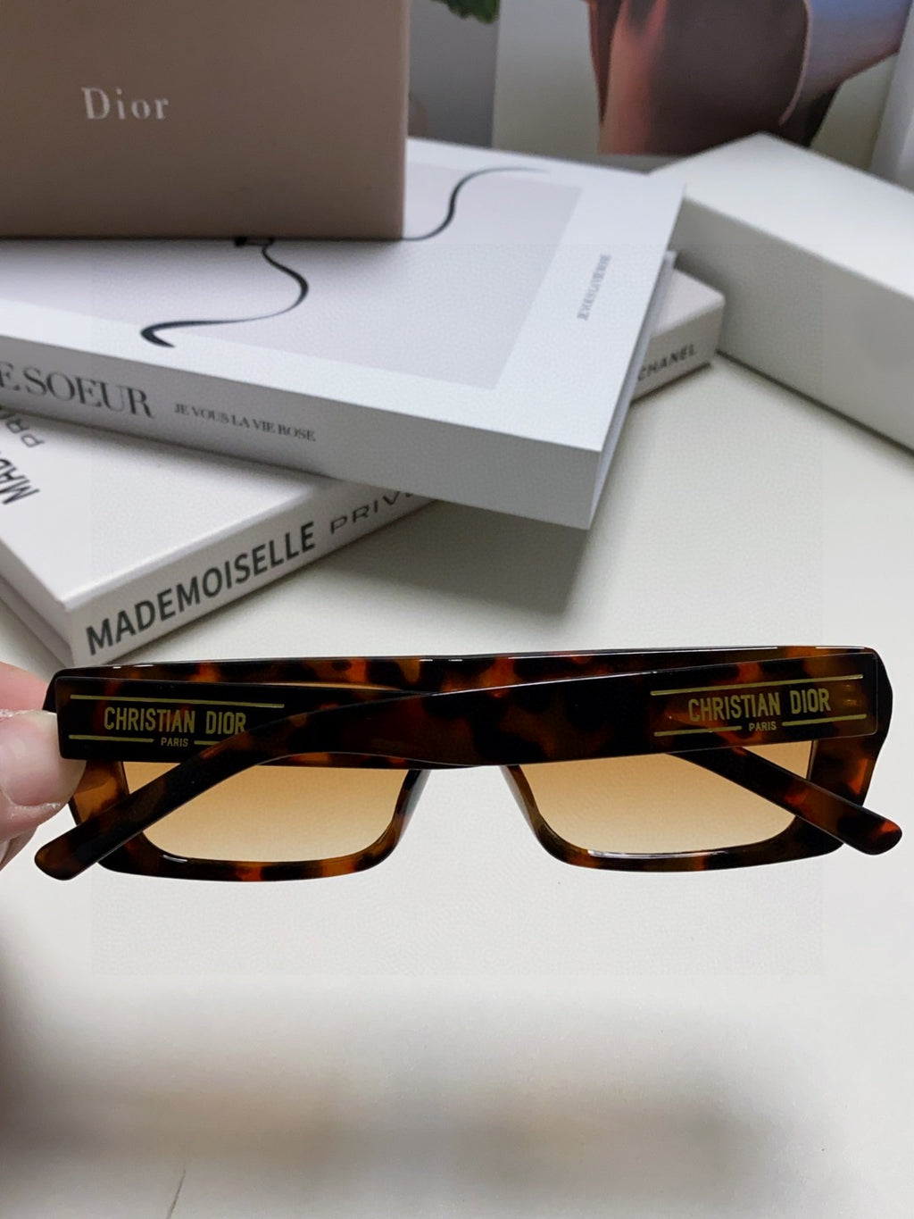 Dior Square Brown Lens Sunglasses for Men & Women - 382436 - detail image 4