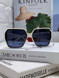 Saint Laurent Polarized Square Silver Lens Sunglasses for Men & Women