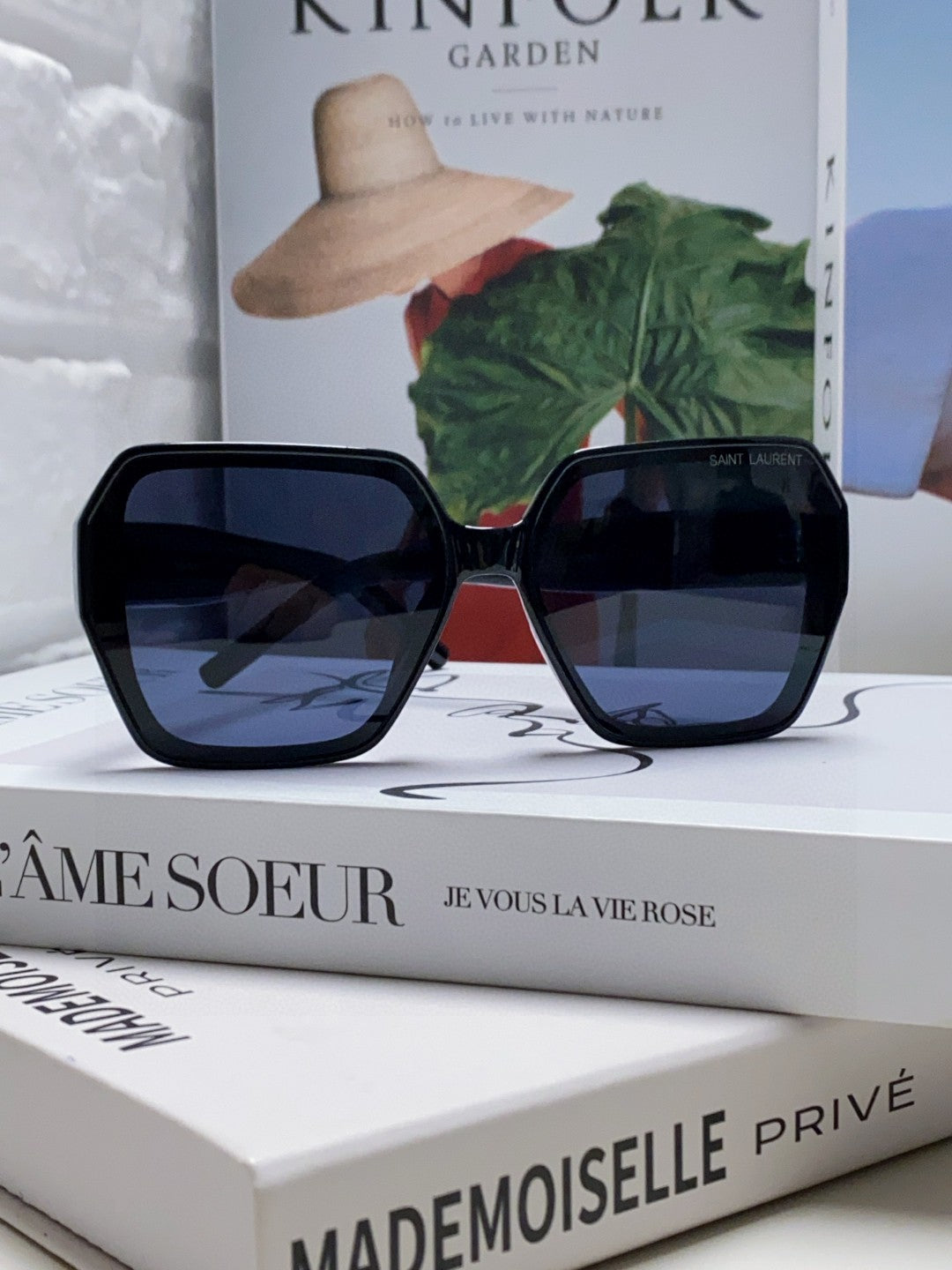 Saint Laurent Polarized Square Blue Lens Sunglasses for Men & Women
