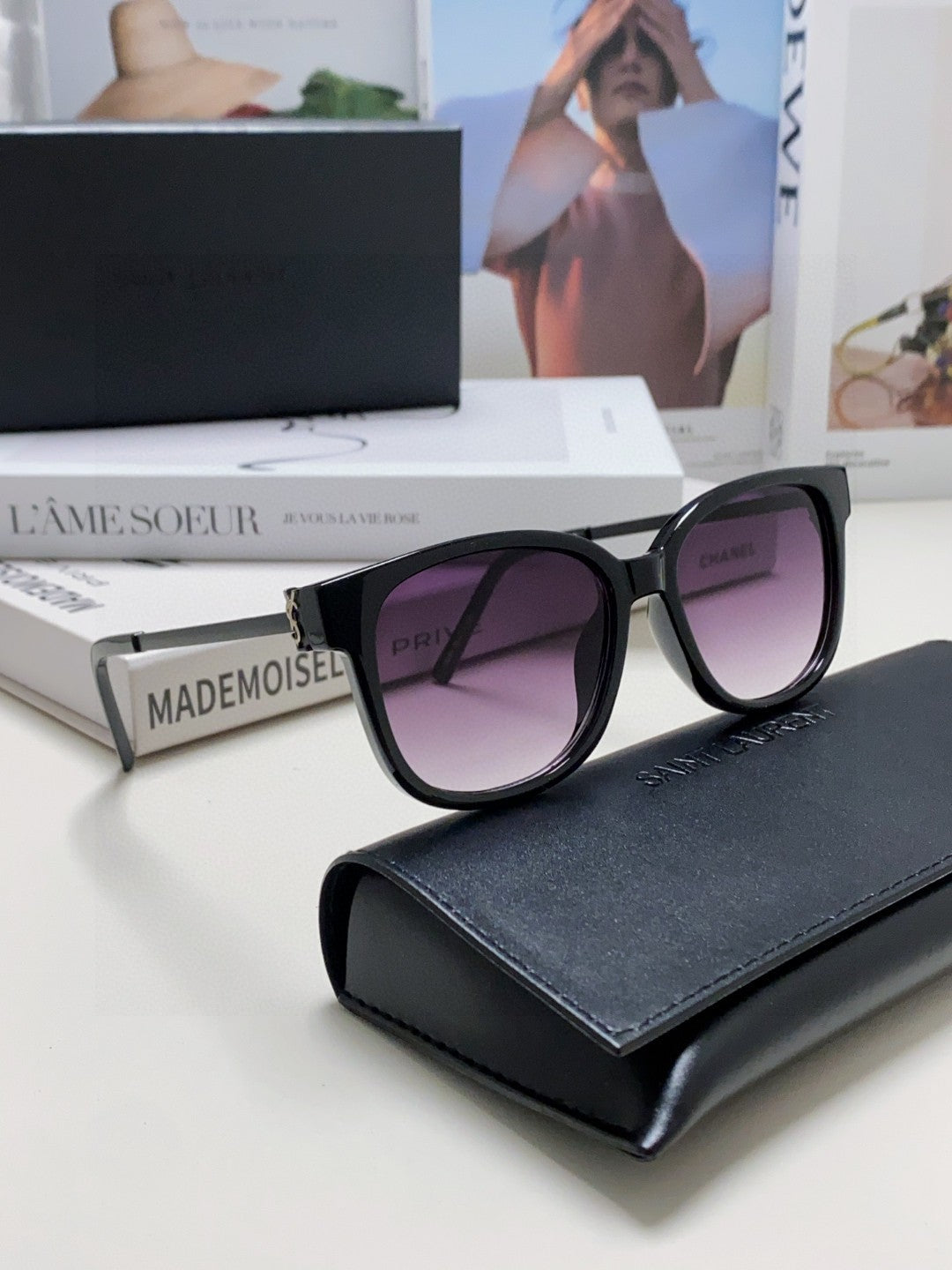 Saint Laurent M480 Fashion Gold Lens Sunglasses for Men & Women - detail image 9