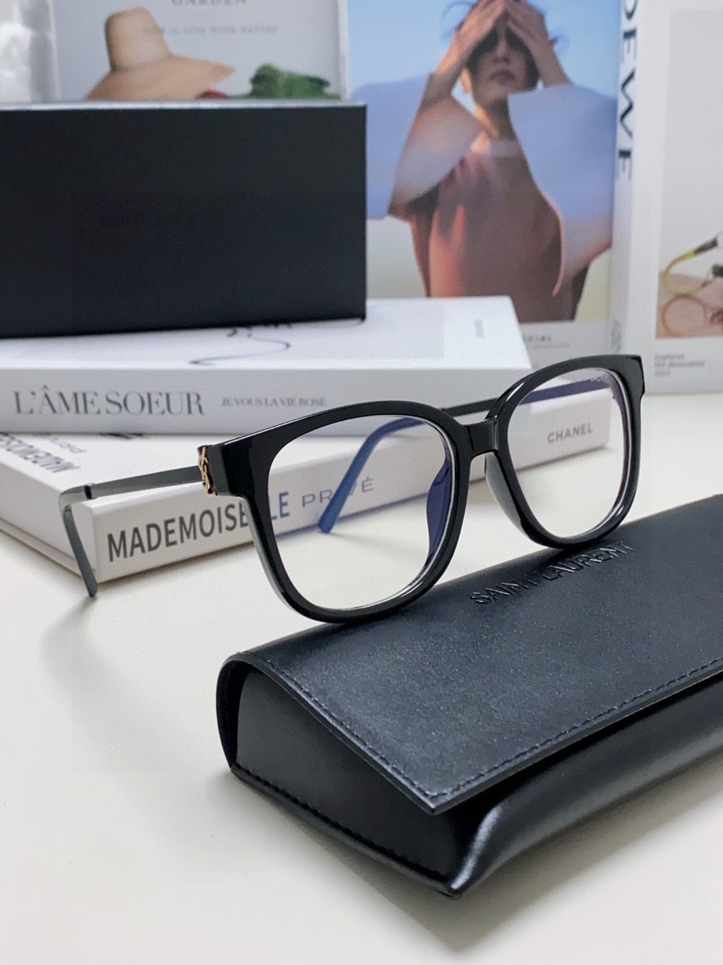 Saint Laurent M480 Fashion Black Lens Sunglasses for Men & Women - detail image 7