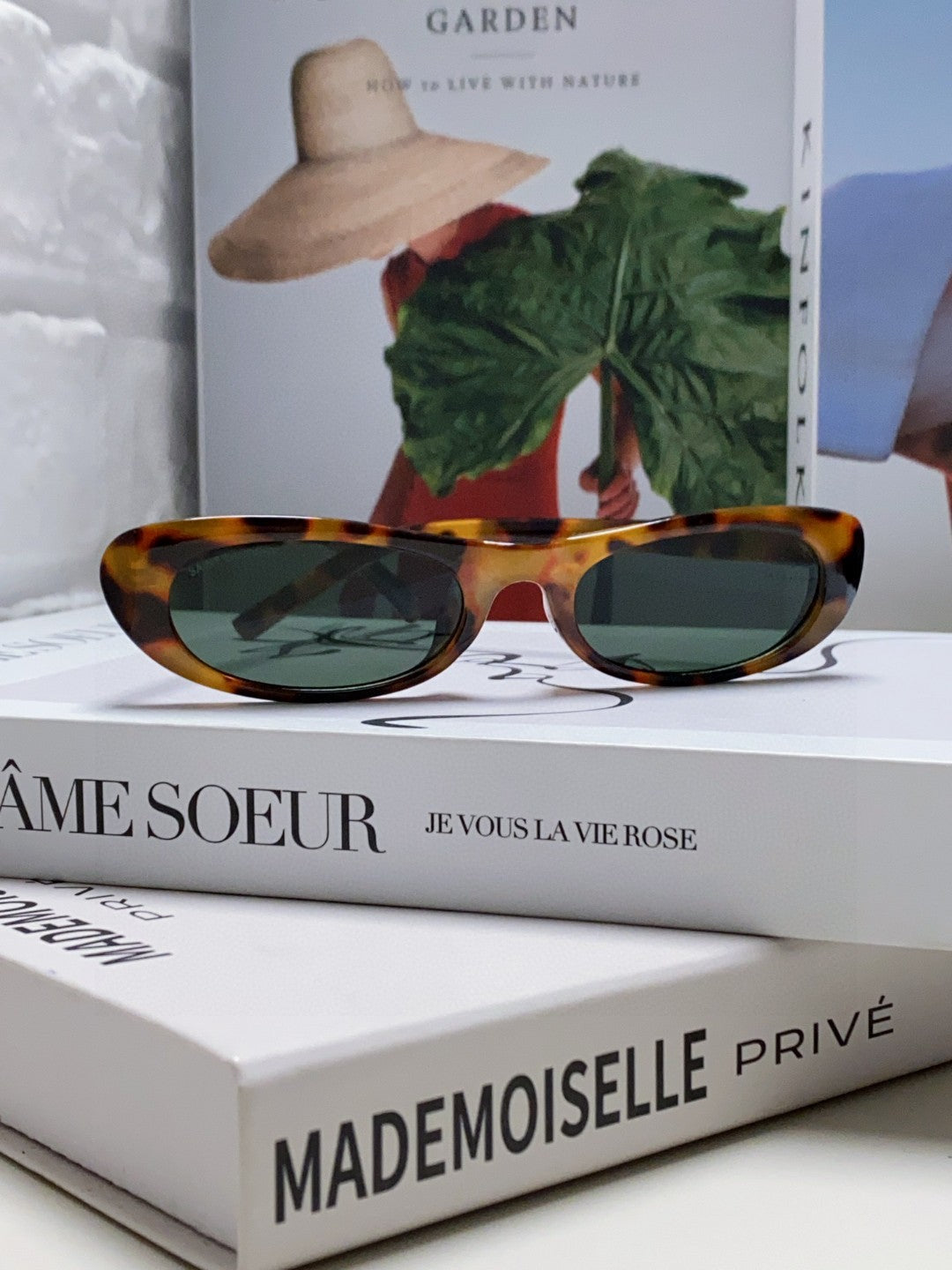 Saint Laurent Oval Silver Lens Sunglasses for Men & Women