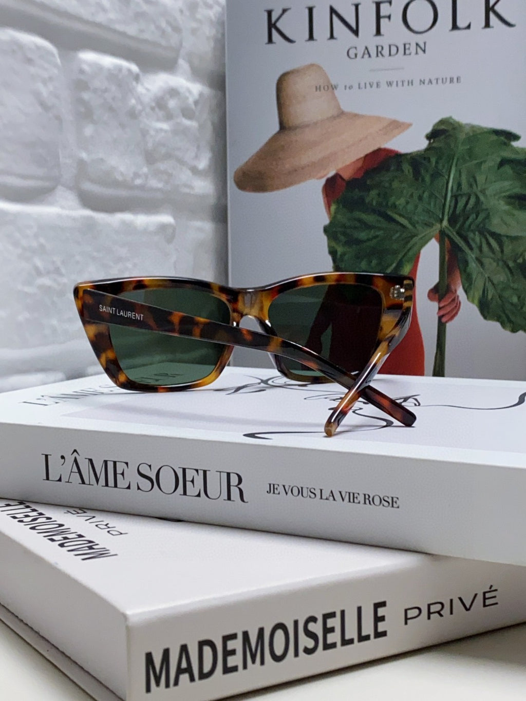 Saint Laurent Polarized Oversized Silver Lens Sunglasses for Men & Women - detail image 2