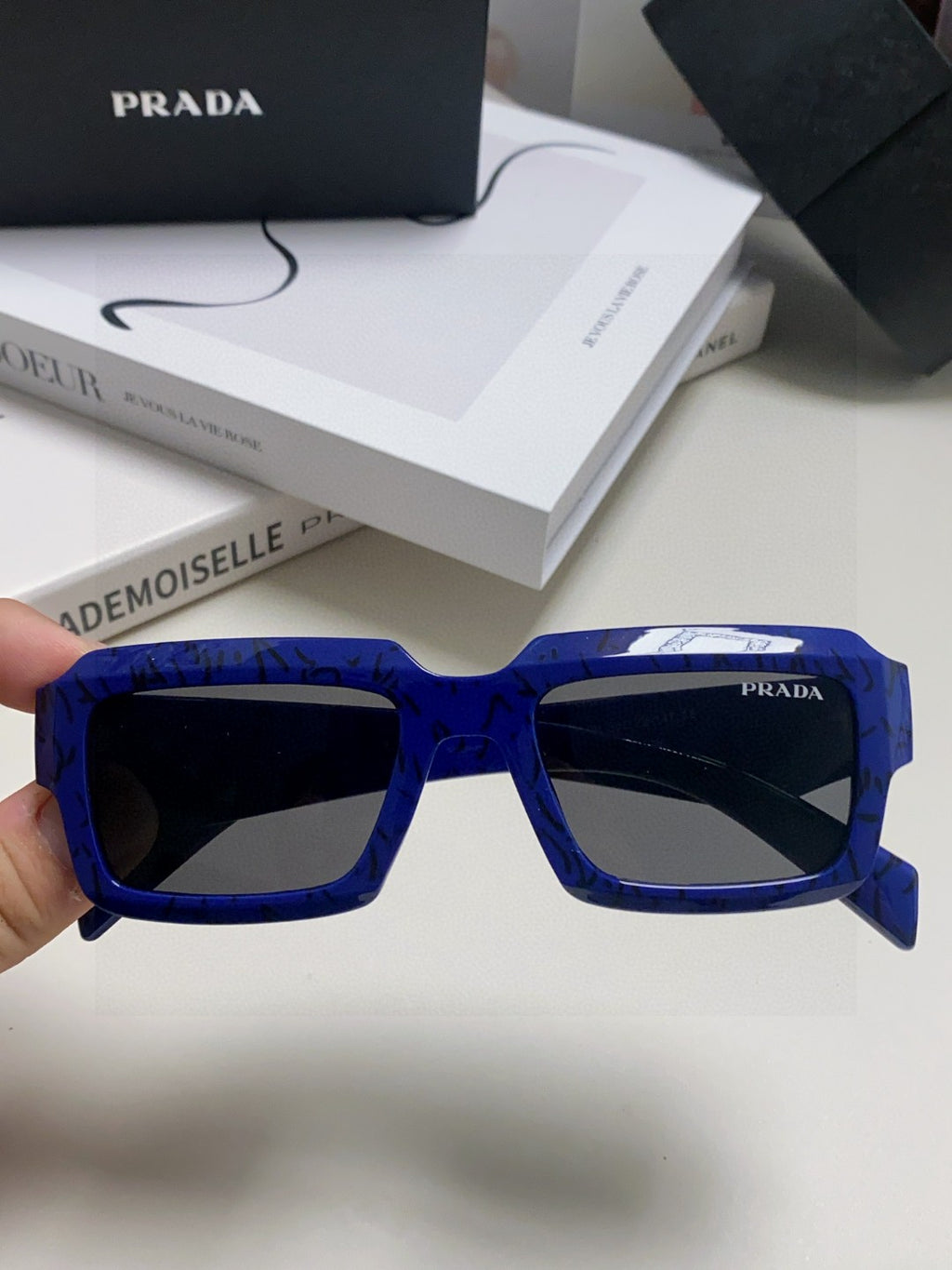 Prada Fashion Blue Lens Sunglasses for Women - 398891 - detail image 3