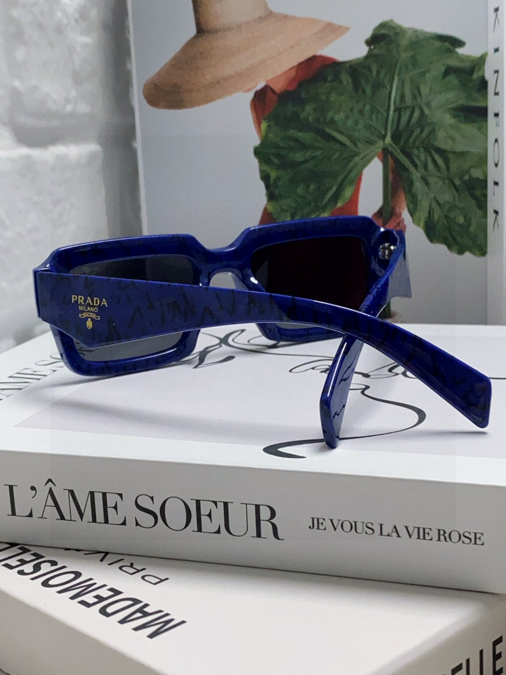 Prada Fashion Blue Lens Sunglasses for Women - 398891 - detail image 2