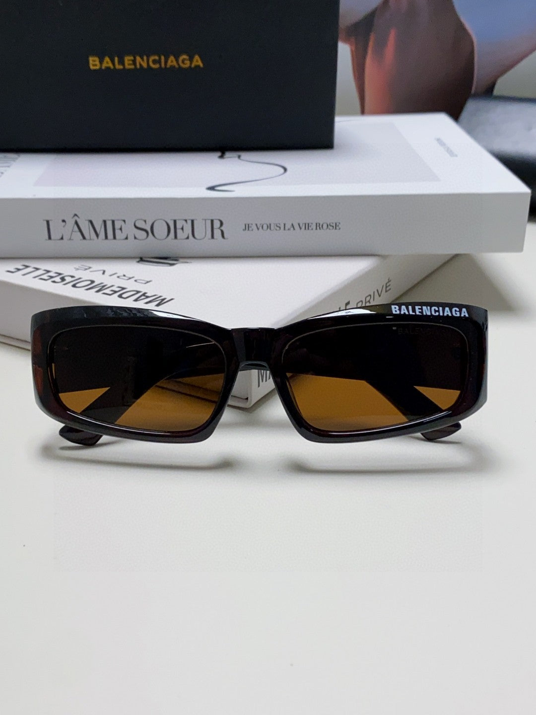 Balenciaga Square Silver Lens Sunglasses for Men & Women - 449638 - detail image 6