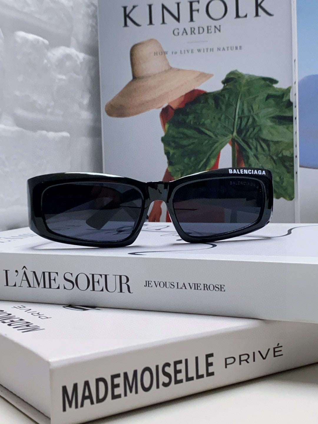 Balenciaga Square Gray Lens Sunglasses for Men & Women - detail image 3