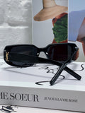 Saint Laurent Blue-Light Cat-Eye Black Lens Sunglasses for Men & Women