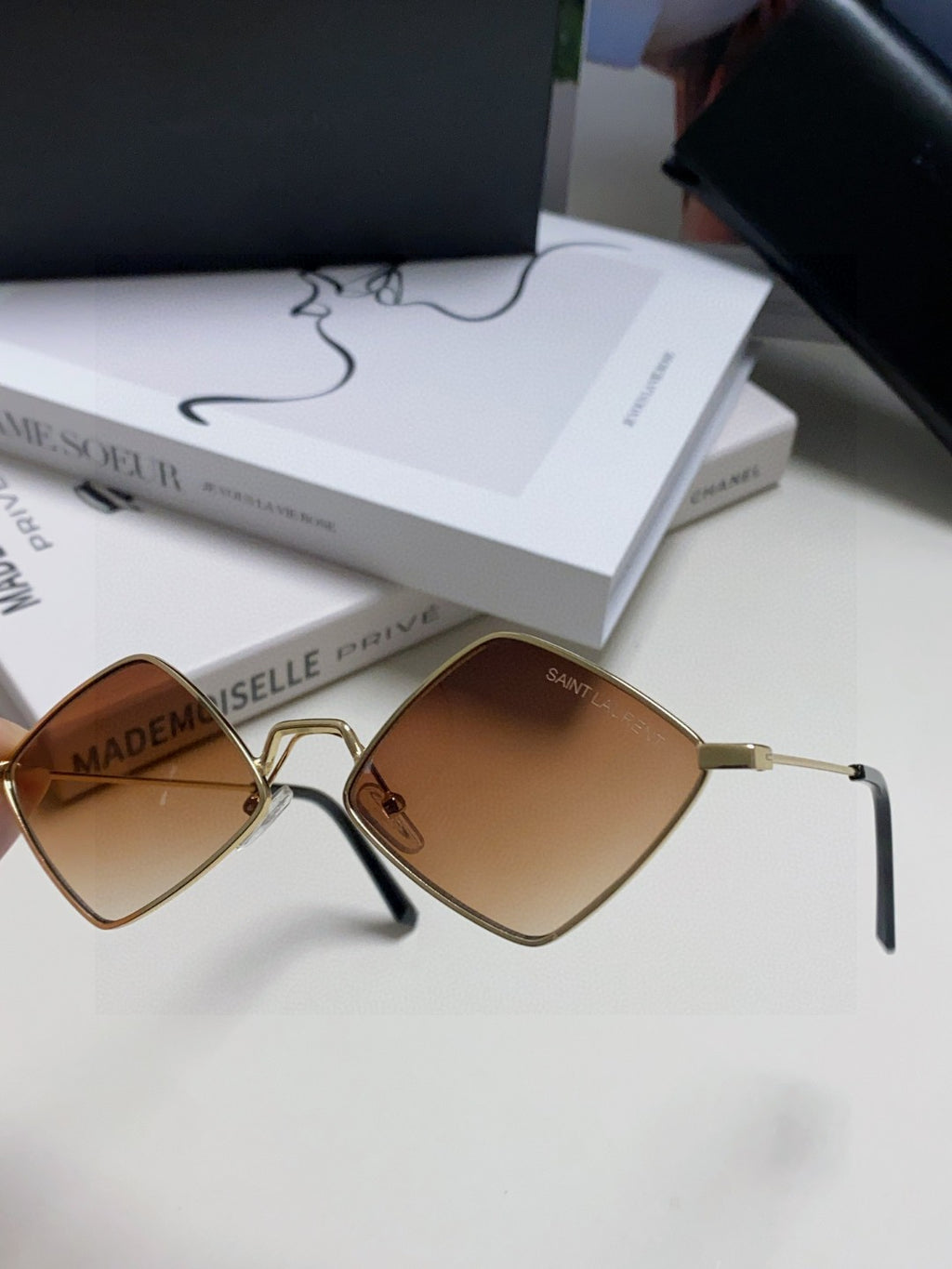 Saint Laurent Fashion Gray Lens Sunglasses for Women - 415557 - detail image 4
