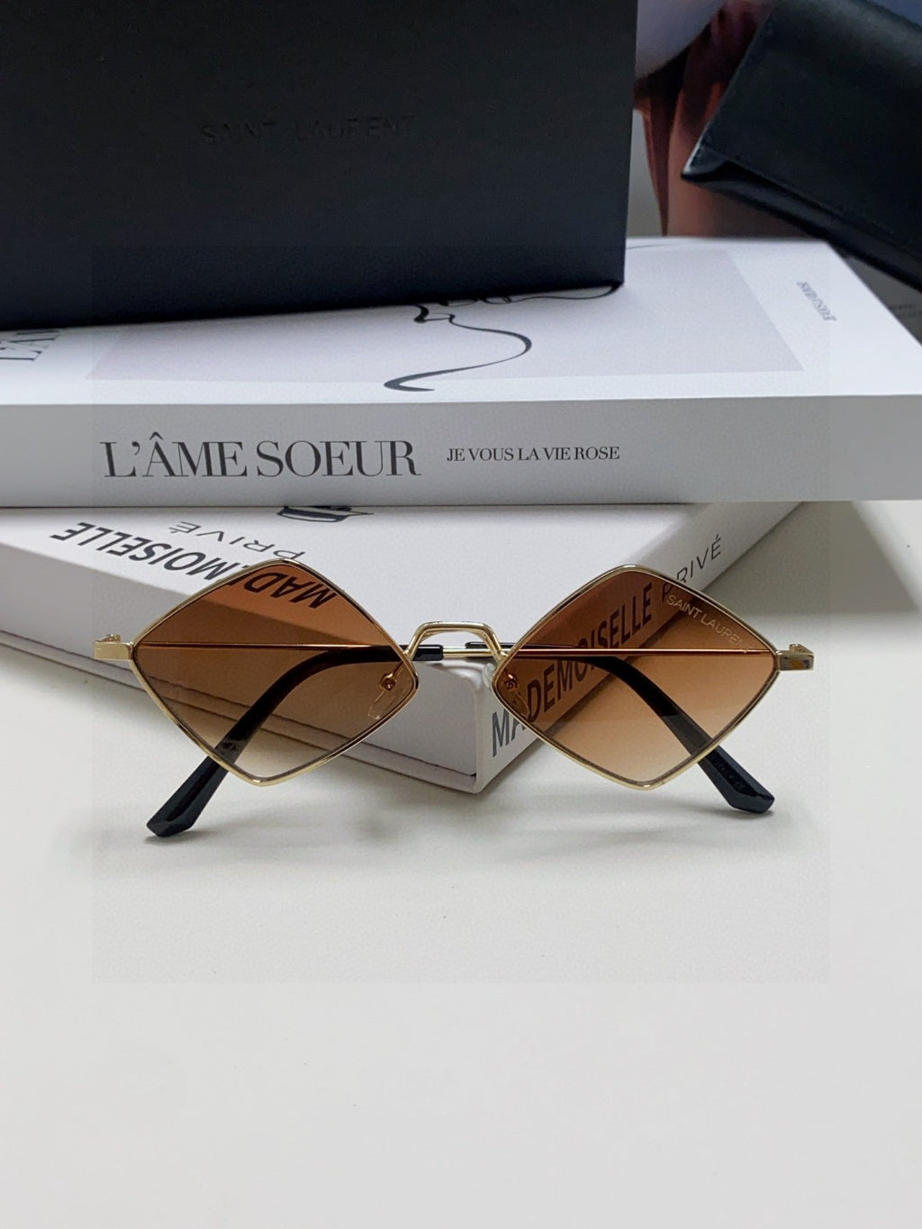 Saint Laurent Fashion Gray Lens Sunglasses for Women - 449195 - detail image 5