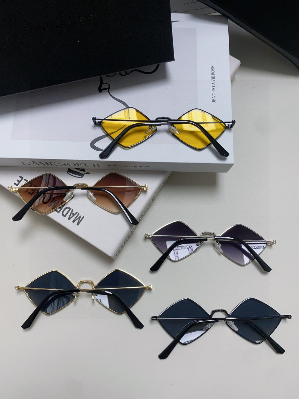 Saint Laurent Fashion Gray Lens Sunglasses for Women - detail image 10