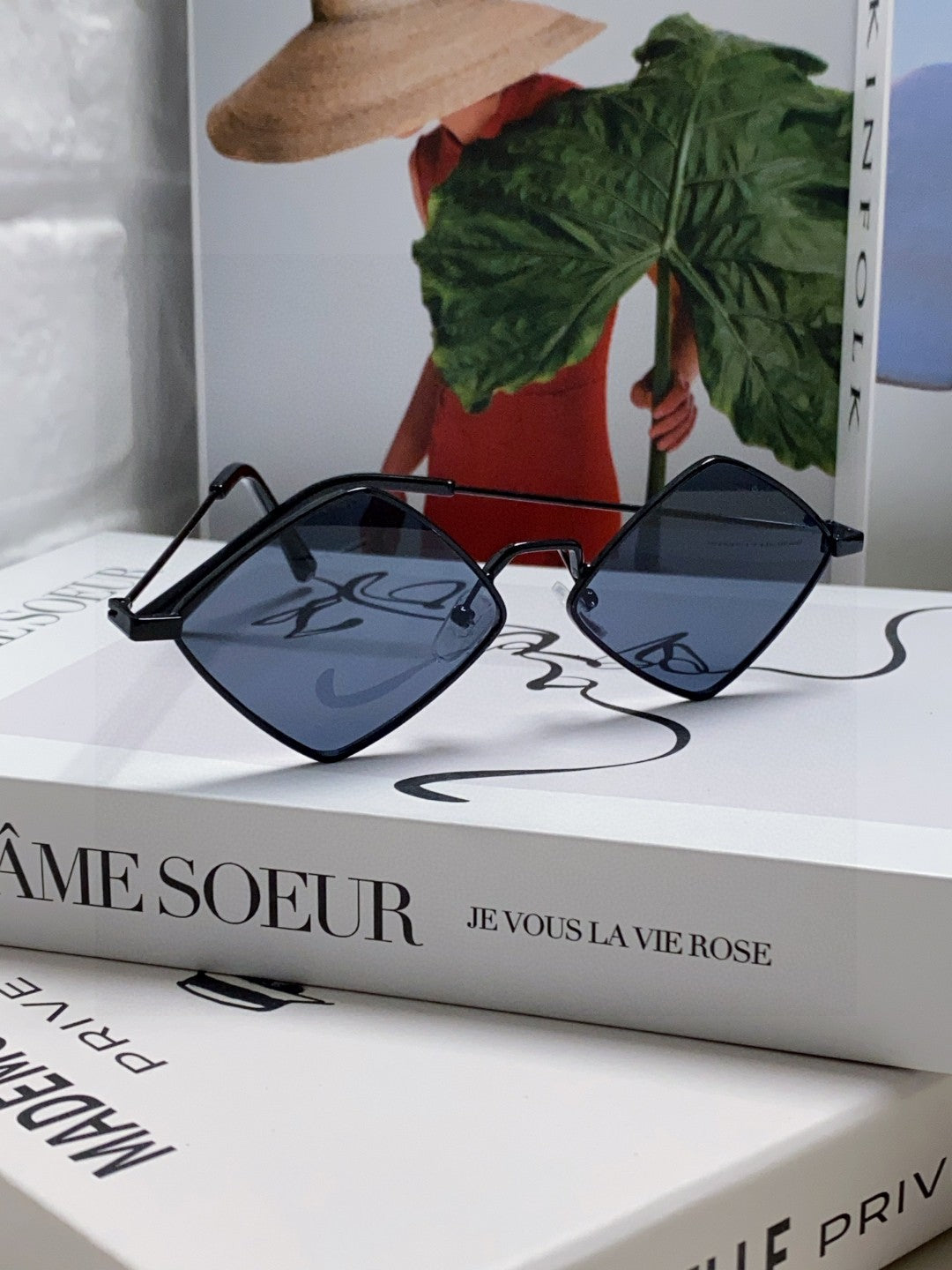 Saint Laurent Fashion Red Lens Sunglasses for Women - detail image 3