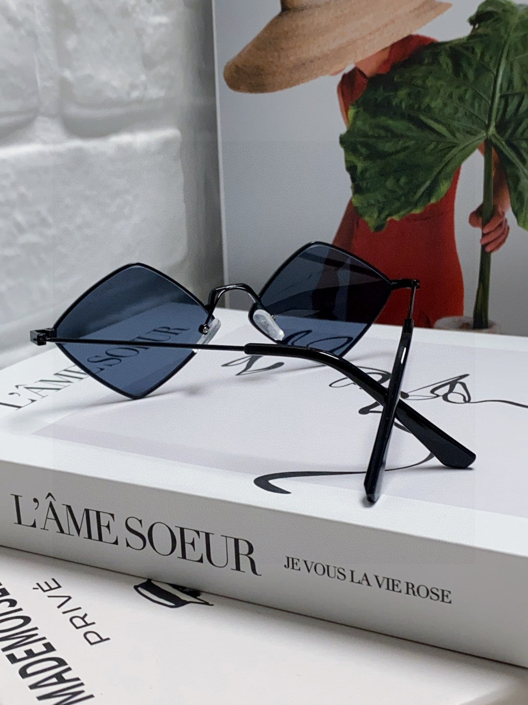 Saint Laurent Fashion Red Lens Sunglasses for Women - detail image 4