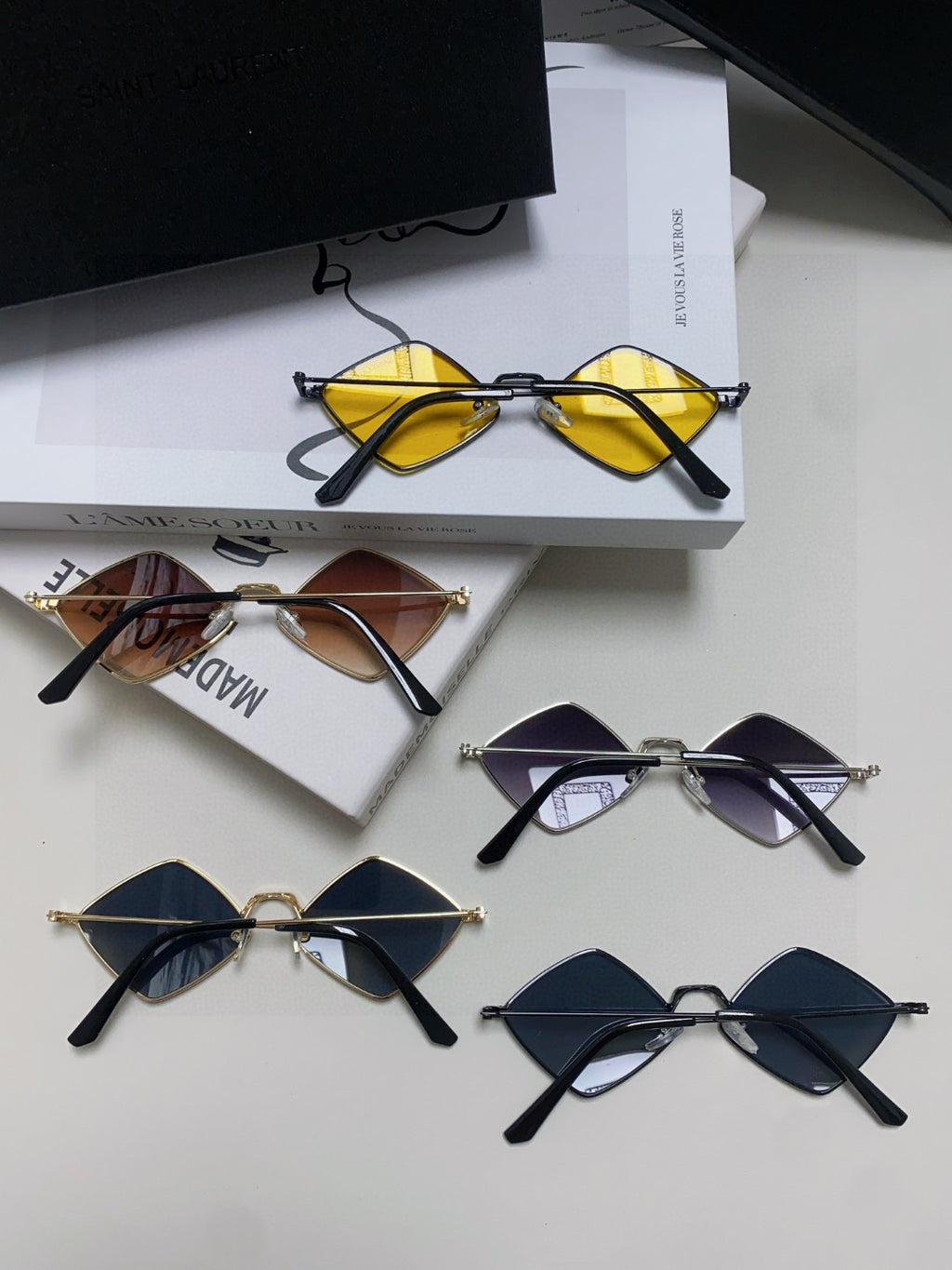 Saint Laurent Fashion Red Lens Sunglasses for Women - detail image 10