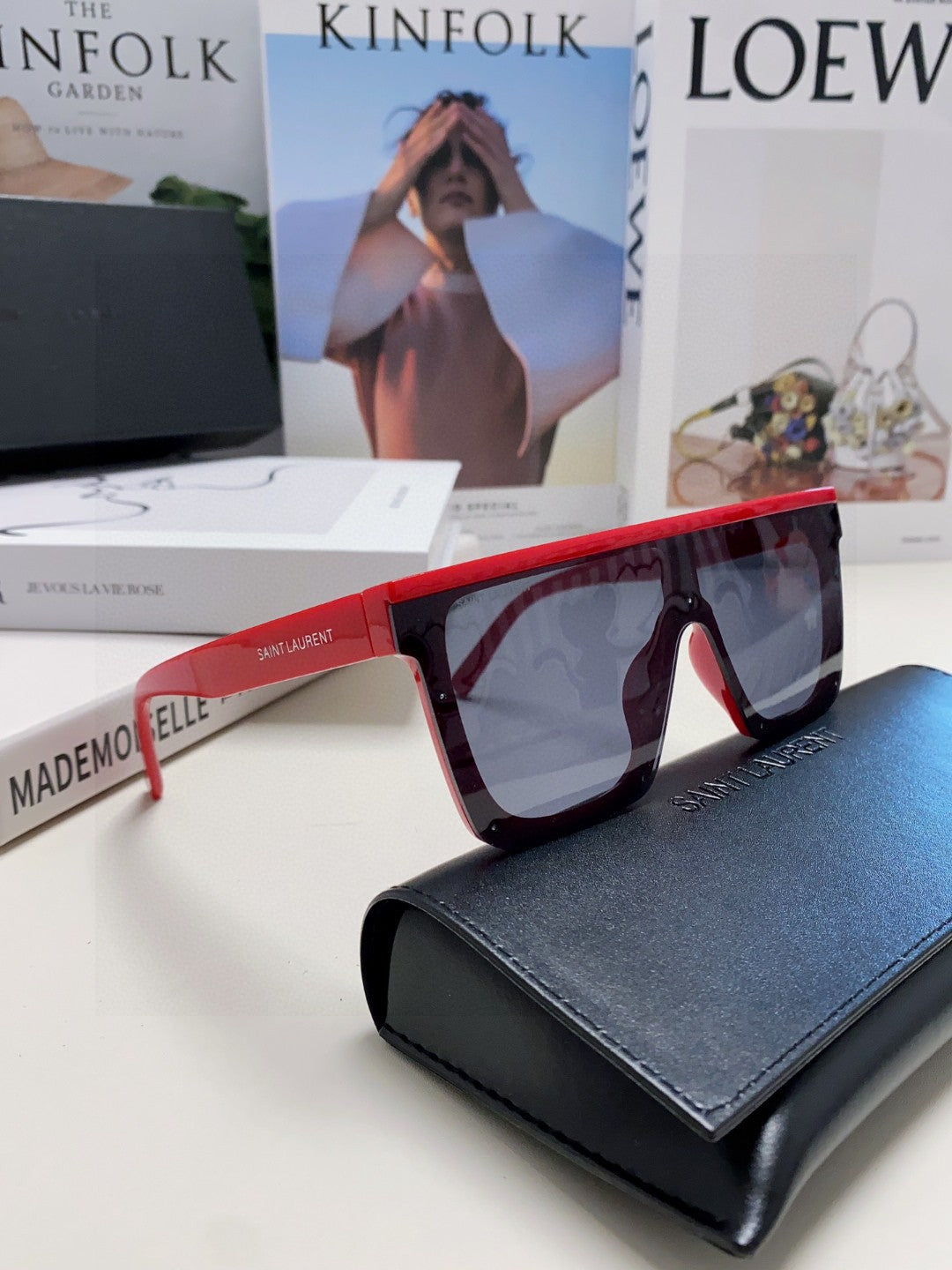 Saint Laurent Acetate Oversized Blue Lens Sunglasses for Men & Women - 415561 - detail image 6