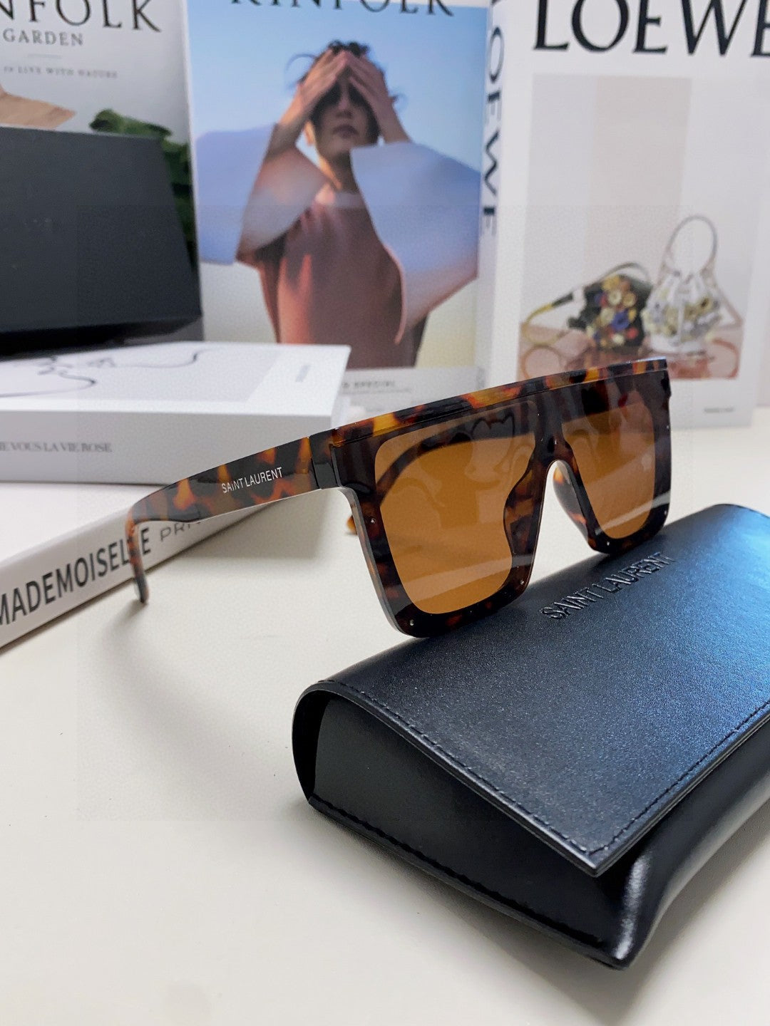 Saint Laurent Acetate Oversized Brown Lens Sunglasses for Men & Women - 415562 - detail image 6