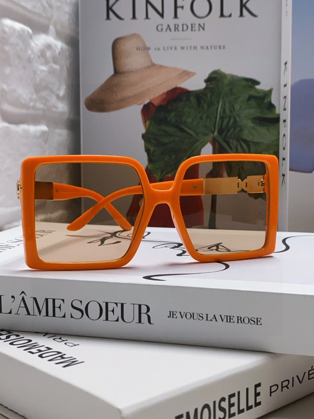 Hermès Square Brown Lens Sunglasses for Women - 416514
