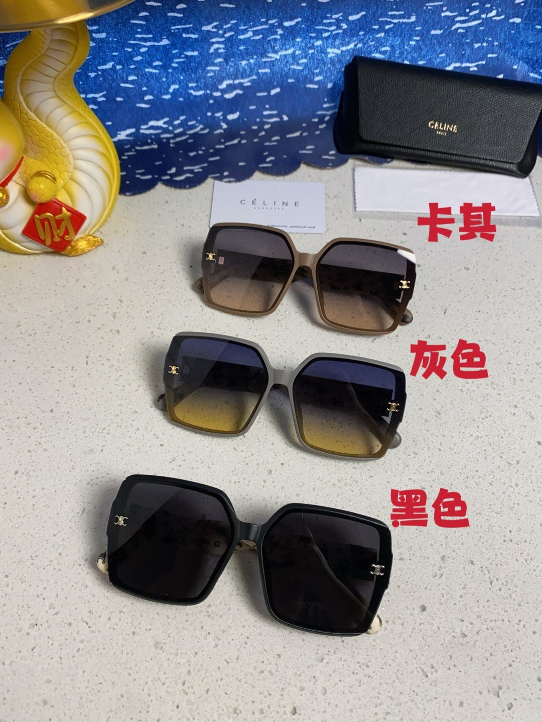 Celine Fashion Gray Lens Sunglasses for Men & Women - 465505 - detail image 11