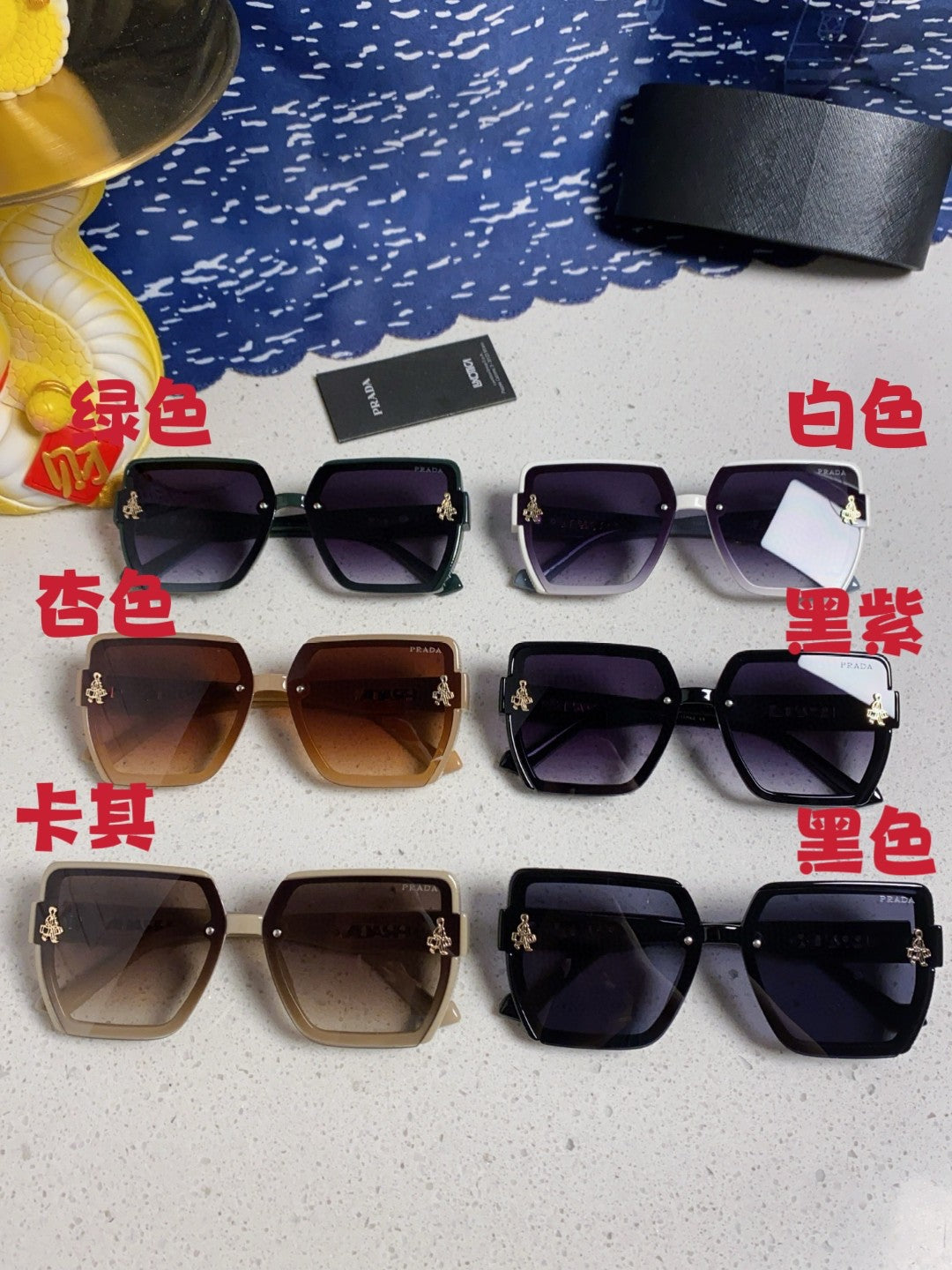 Prada Fashion Silver Lens Sunglasses for Men & Women - 465608 - detail image 12