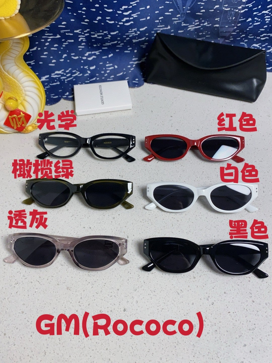 Gentle Monster ROCOCO Cat-Eye Gray Lens Sunglasses for Men & Women - 432930 - detail image 12