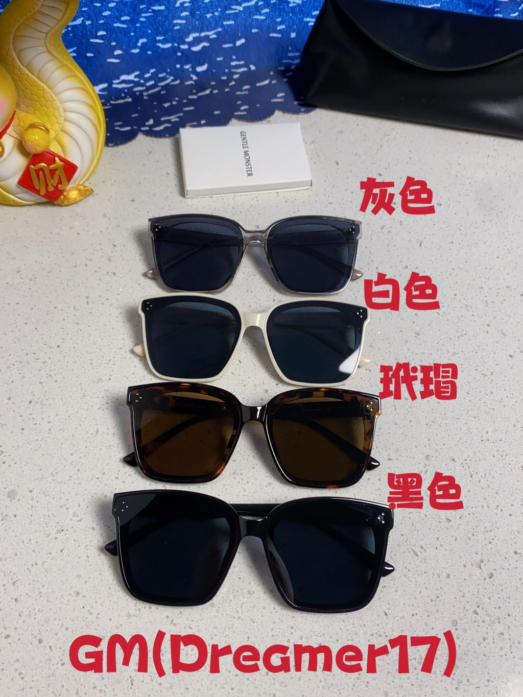 Gentle Monster DREAMER17 Oversized Blue Lens Sunglasses for Men & Wom - 358896 - detail image 12