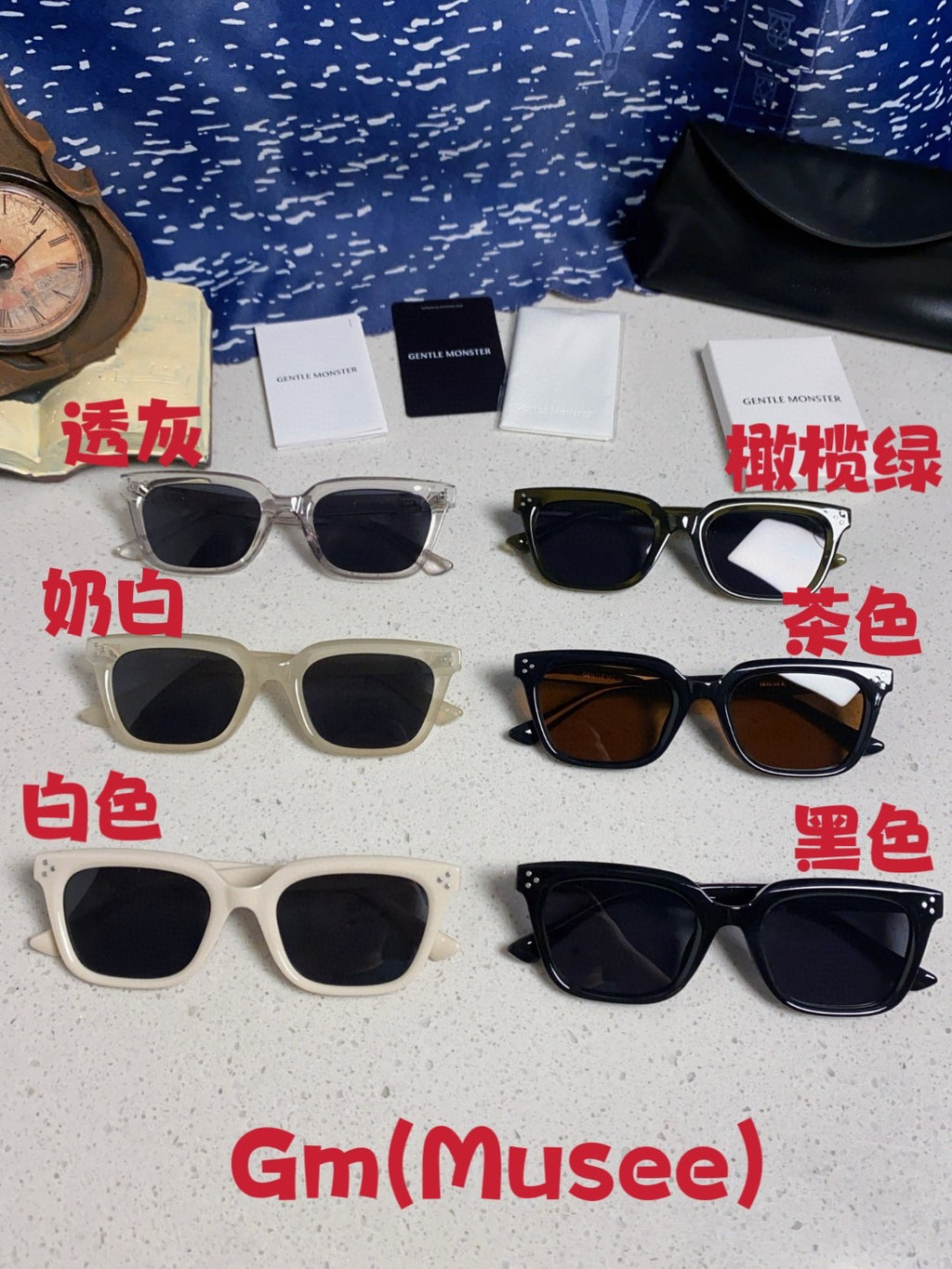 Gentle Monster MUSEE Fashion Gray Lens Sunglasses for Men & Women - detail image 13