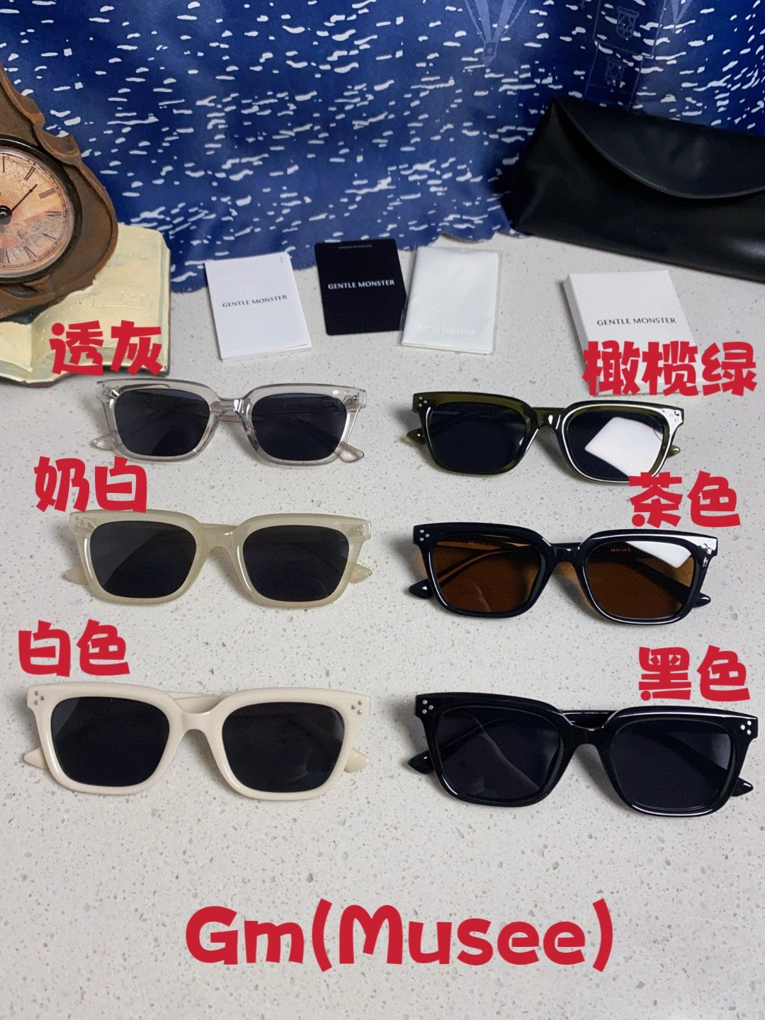 Gentle Monster MUSEE Fashion Gray Lens Sunglasses for Men & Women - detail image 13