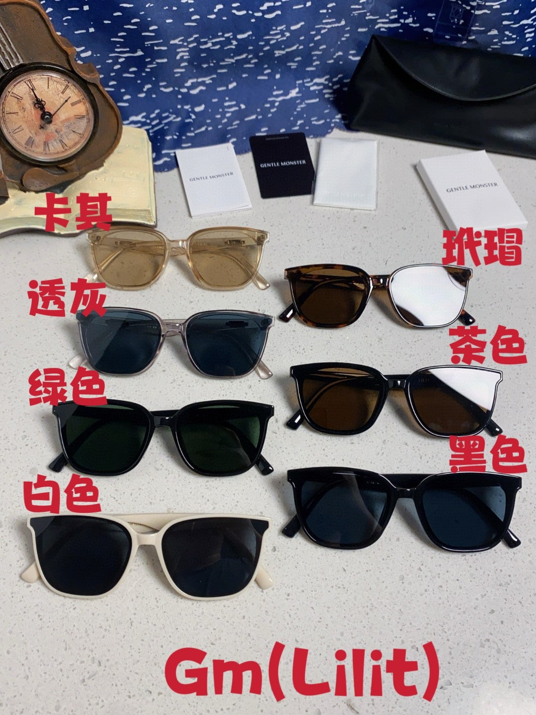 Gentle Monster LILIT Fashion Black Lens Sunglasses for Men & Women - detail image 12