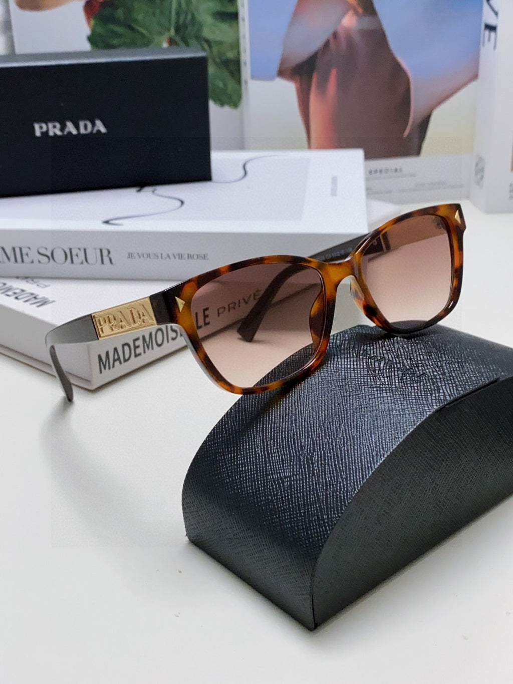 Prada Oversized Silver Lens Sunglasses for Men & Women - 449381 - detail image 7