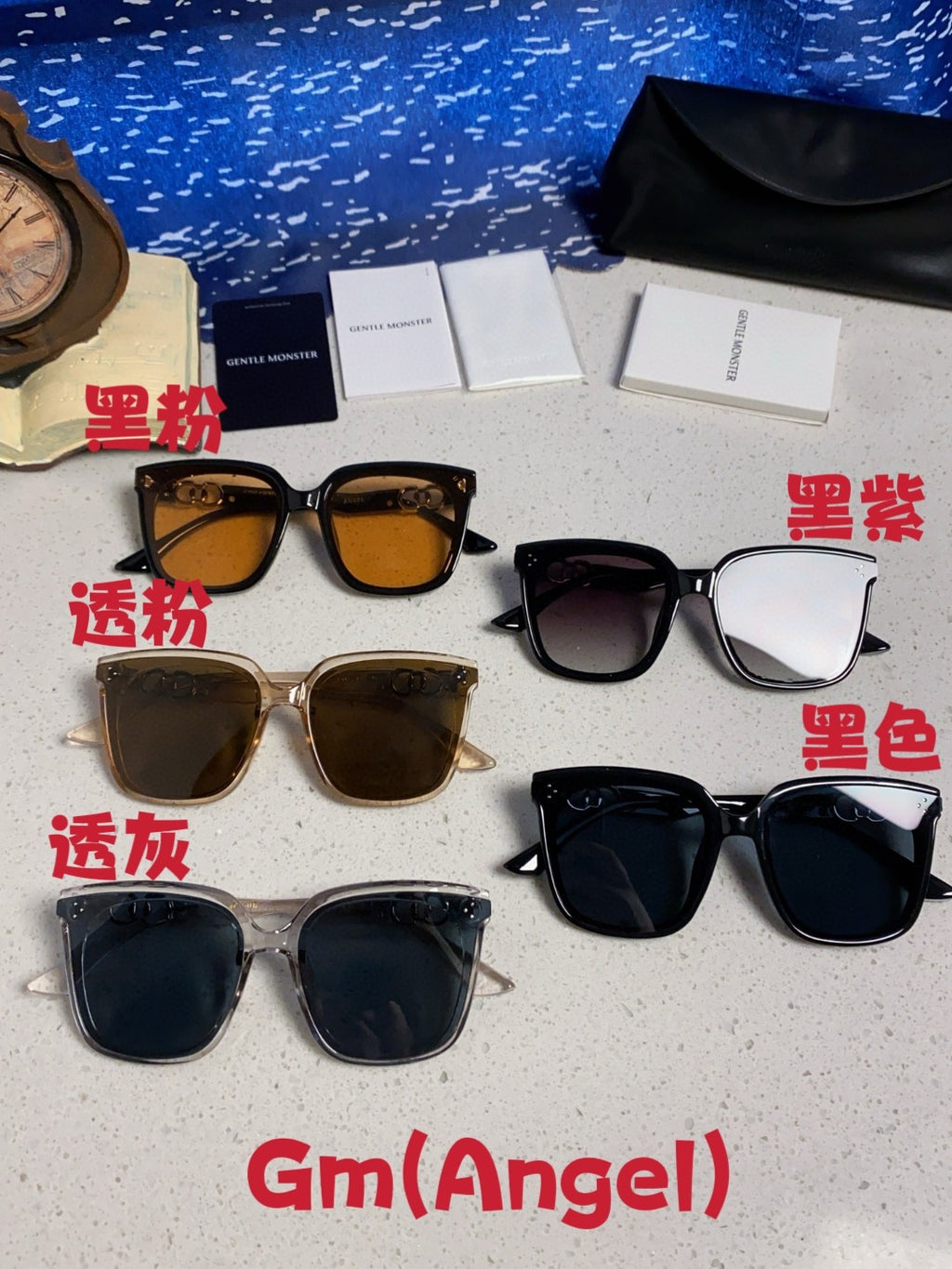Gentle Monster ANGEL Oversized Gray Lens Sunglasses for Women - detail image 12