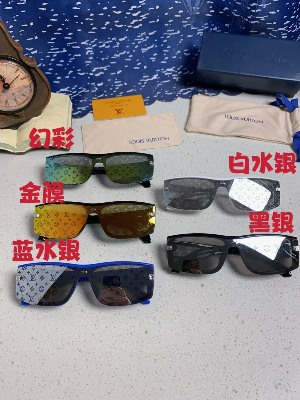 Louis Vuitton Fashion Silver Lens Sunglasses for Men & Women - 464659 - detail image 12