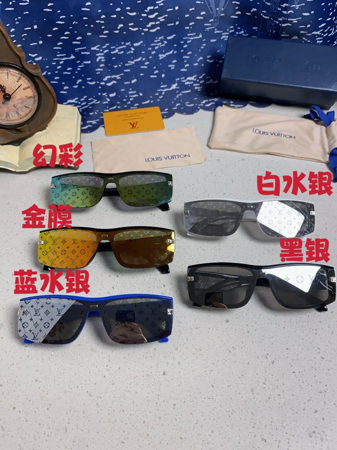 Louis Vuitton Fashion Gray Lens Sunglasses for Men & Women - 464660 - detail image 12