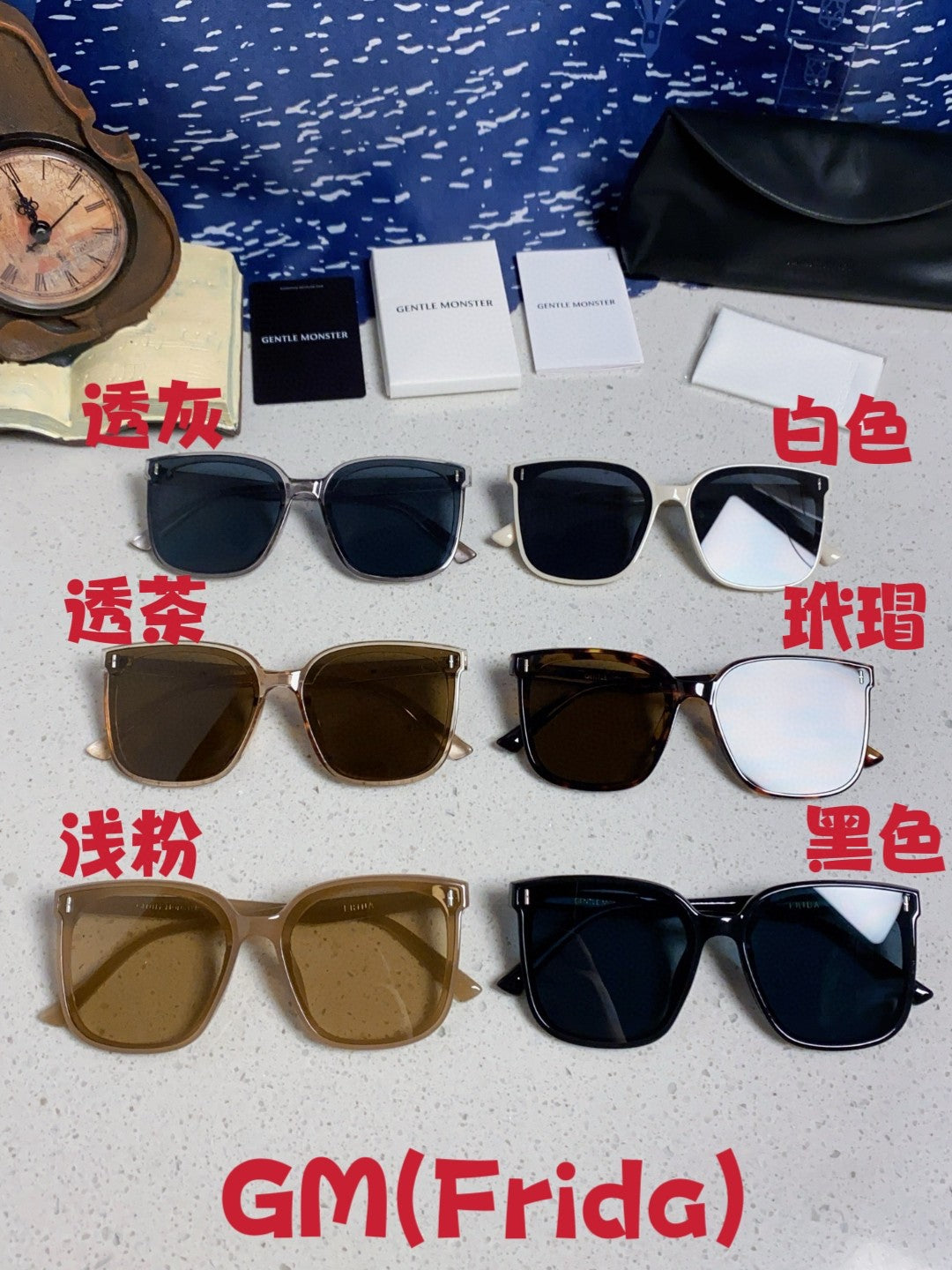 Gentle Monster FIRDA Oversized Red Lens Sunglasses for Women - detail image 12