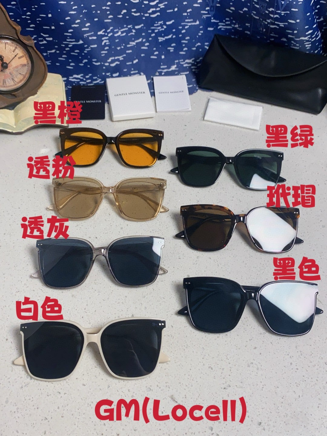 Gentle Monster LOCELL Polarized Oversized Black Lens Sunglasses - 449988 - detail image 12