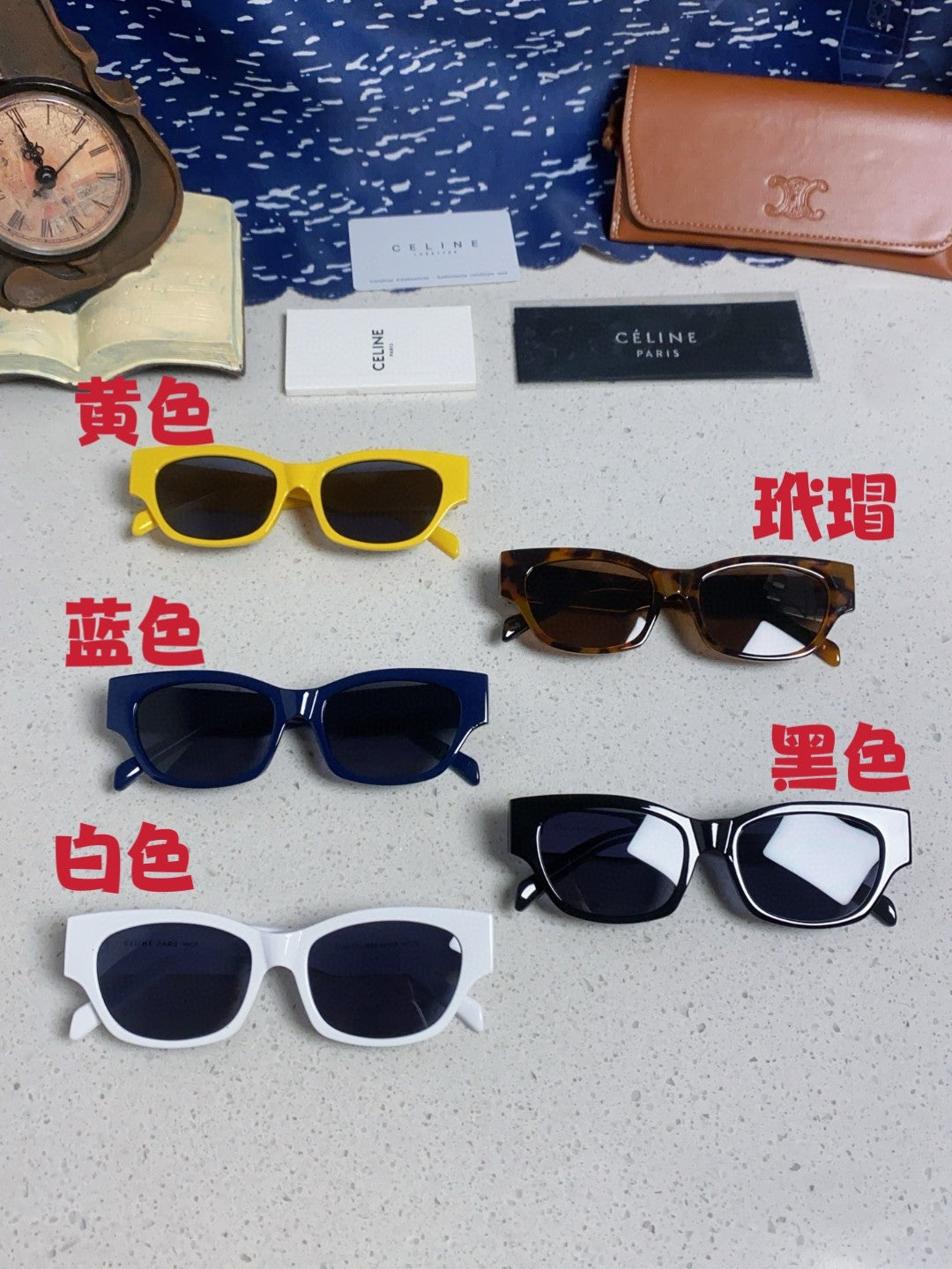 Celine Fashion Blue Lens Sunglasses for Men & Women - 431989 - detail image 12