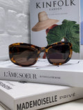 Saint Laurent Round Black Lens Sunglasses for Women