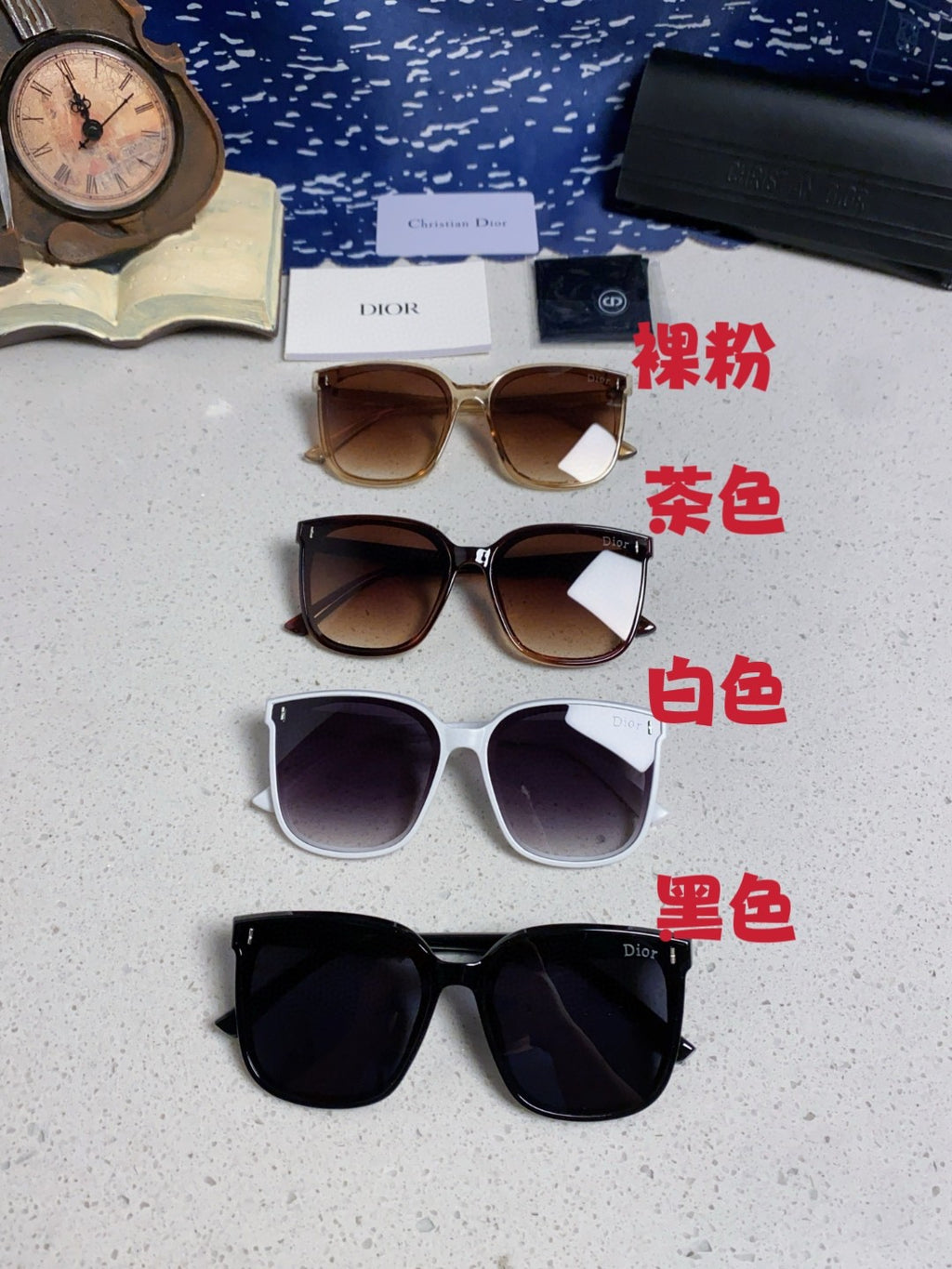 Dior Polarized Fashion Black Lens Sunglasses for Women - 465230 - detail image 12