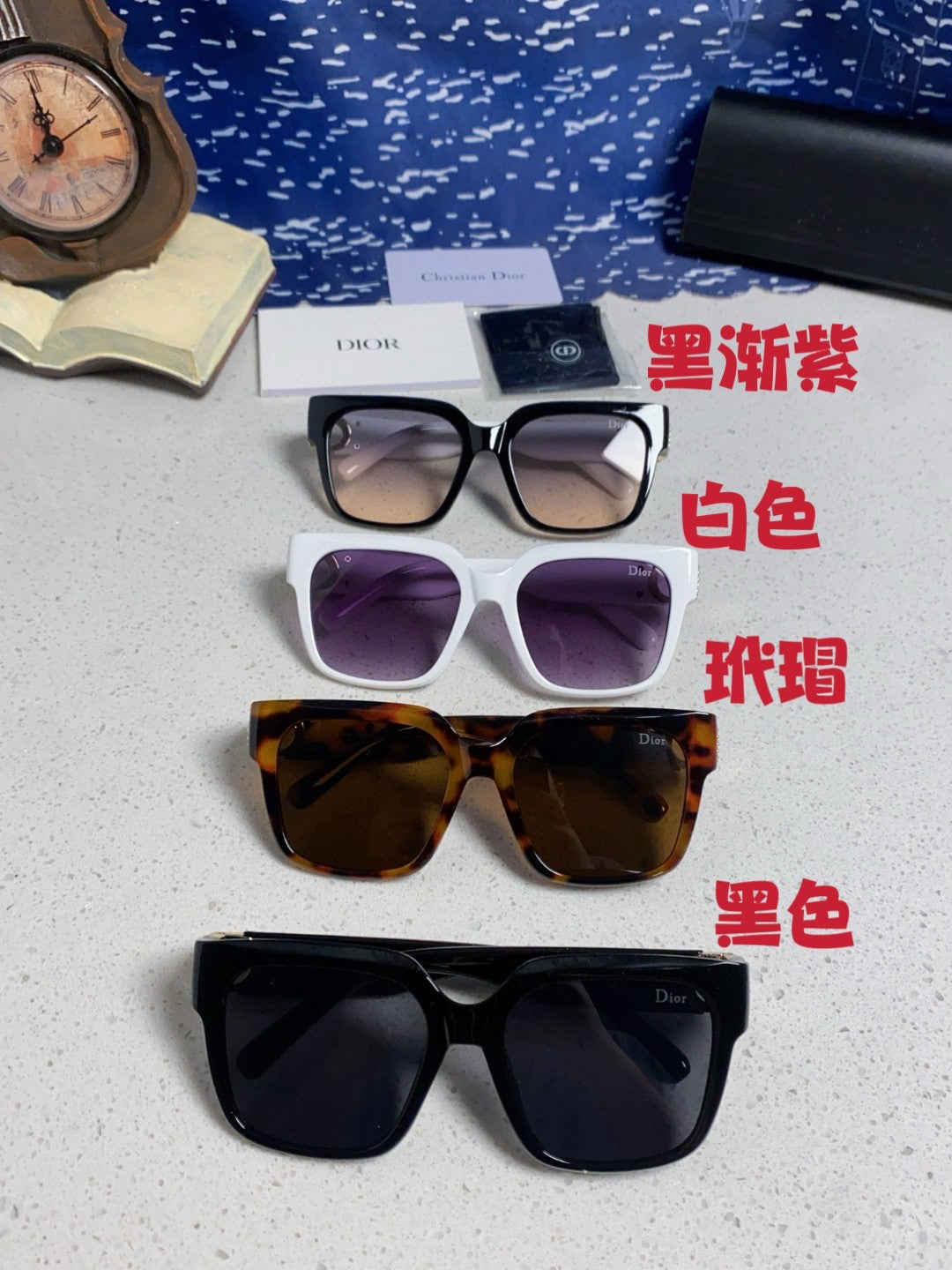 Dior Oversized Silver Lens Sunglasses for Women - 867113 - detail image 12