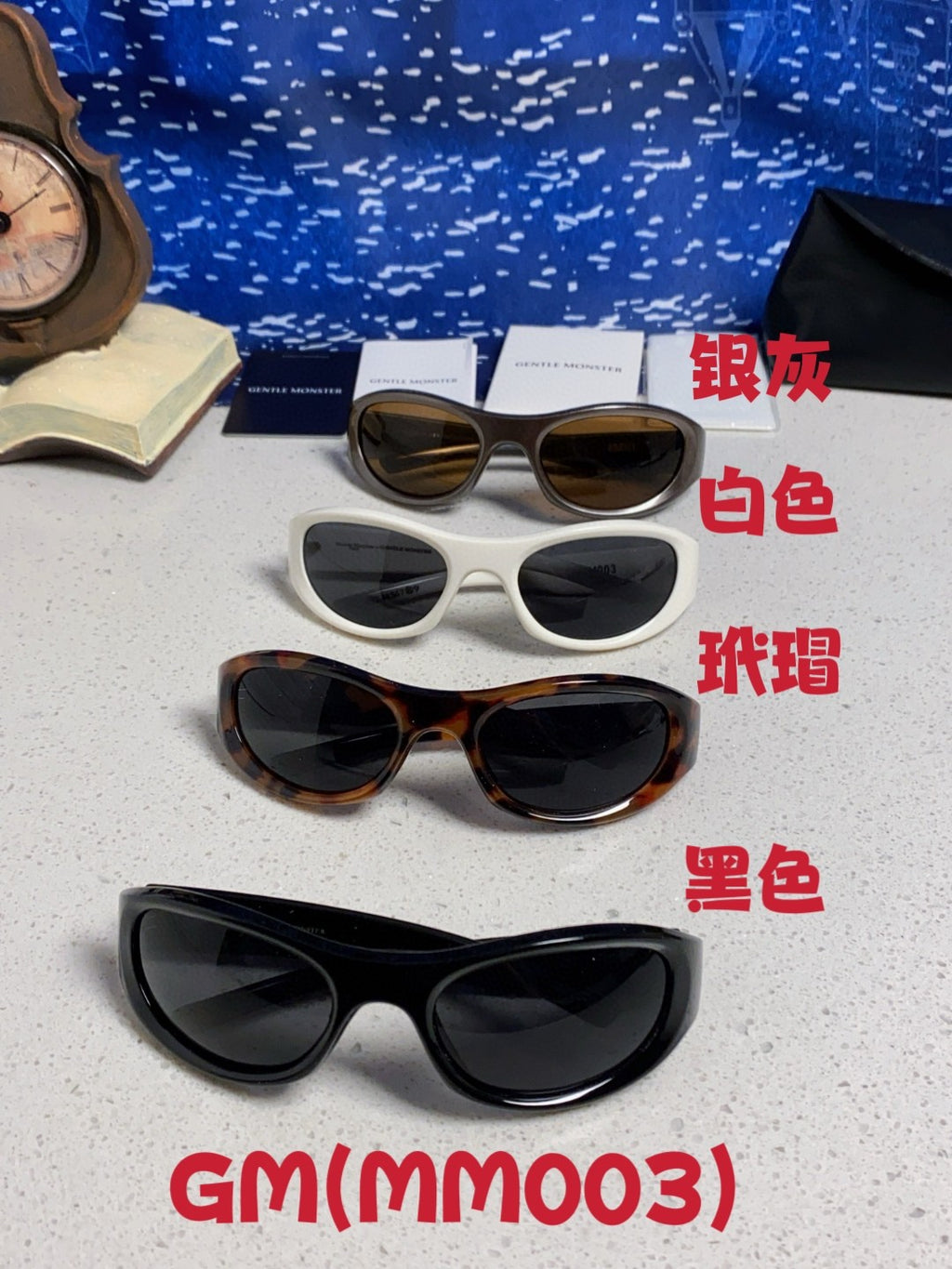 Gentle Monster MM003 Cat-Eye Black Lens Sunglasses for Women - 449982 - detail image 12