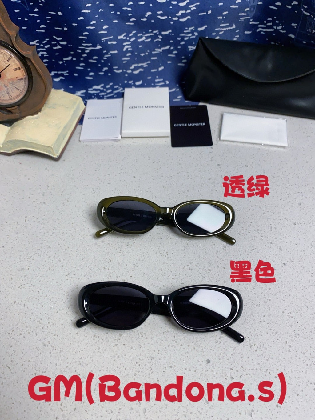 Gentle Monster BANDONA Round Black Lens Sunglasses for Men & Women - 432958 - detail image 12