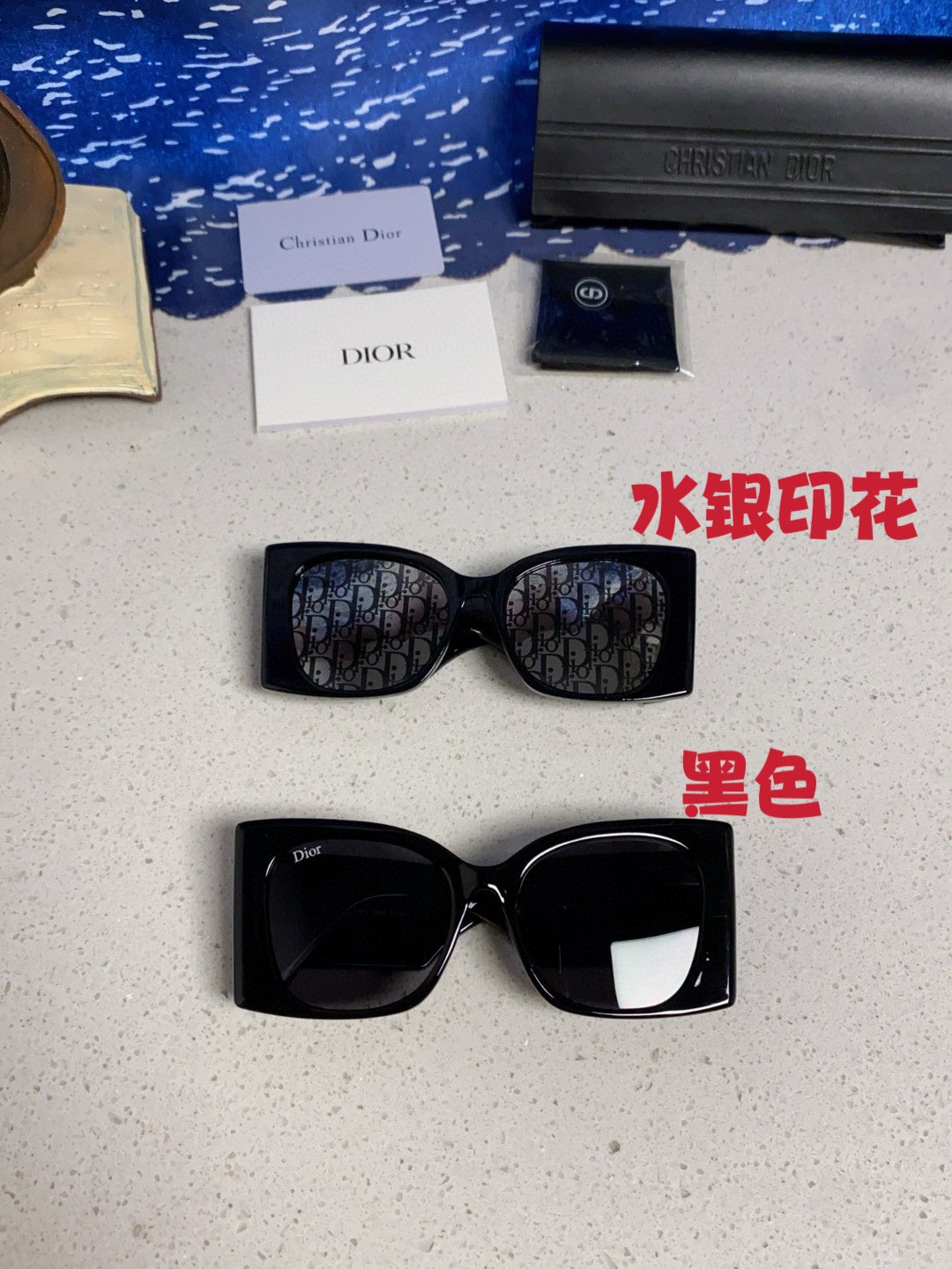 Dior Cat-Eye Silver Lens Sunglasses for Men & Women - 465231 - detail image 12