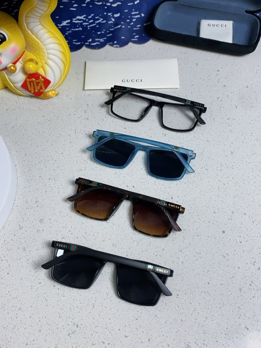 Gucci Polarized Fashion Silver Lens Sunglasses for Men & Women - 132290 - detail image 10