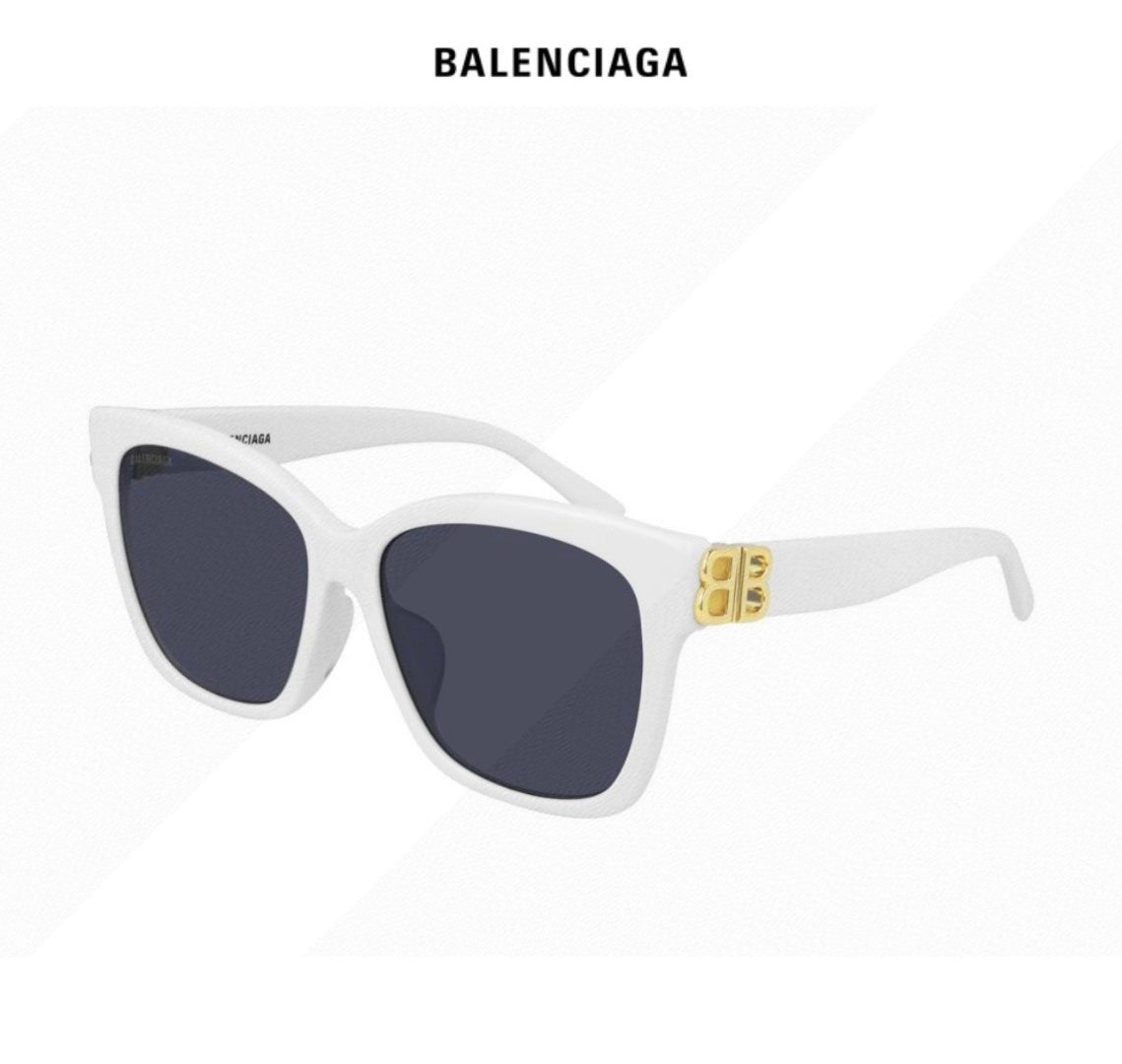 Balenciaga Folding Square Blue Lens Sunglasses for Men & Women - 416120