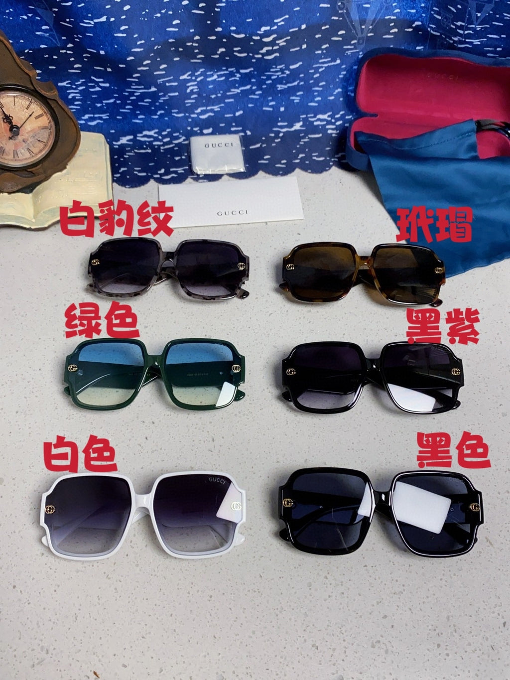Gucci Fashion Silver Lens Sunglasses for Men & Women - 997547 - detail image 12