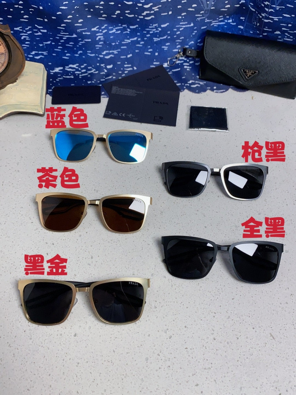 Prada Fashion Silver Lens Sunglasses for Men & Women - 432154 - detail image 12