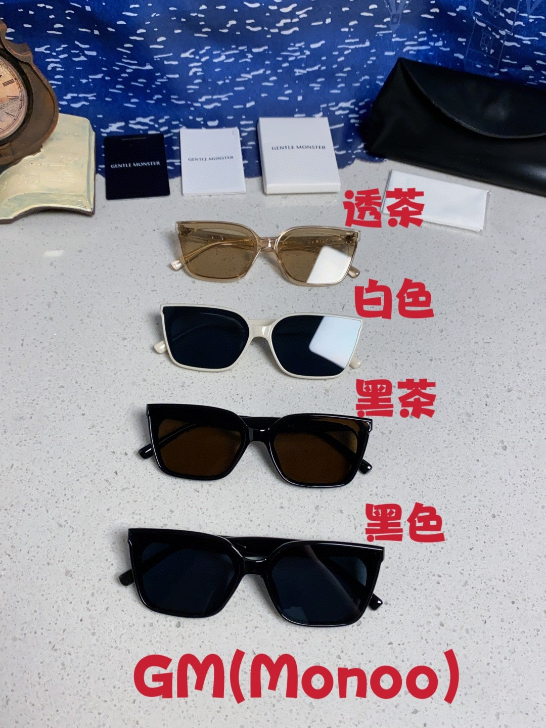 Gentle Monster MONOO Polarized Square Brown Lens Sunglasses for Men & - 432945 - detail image 12
