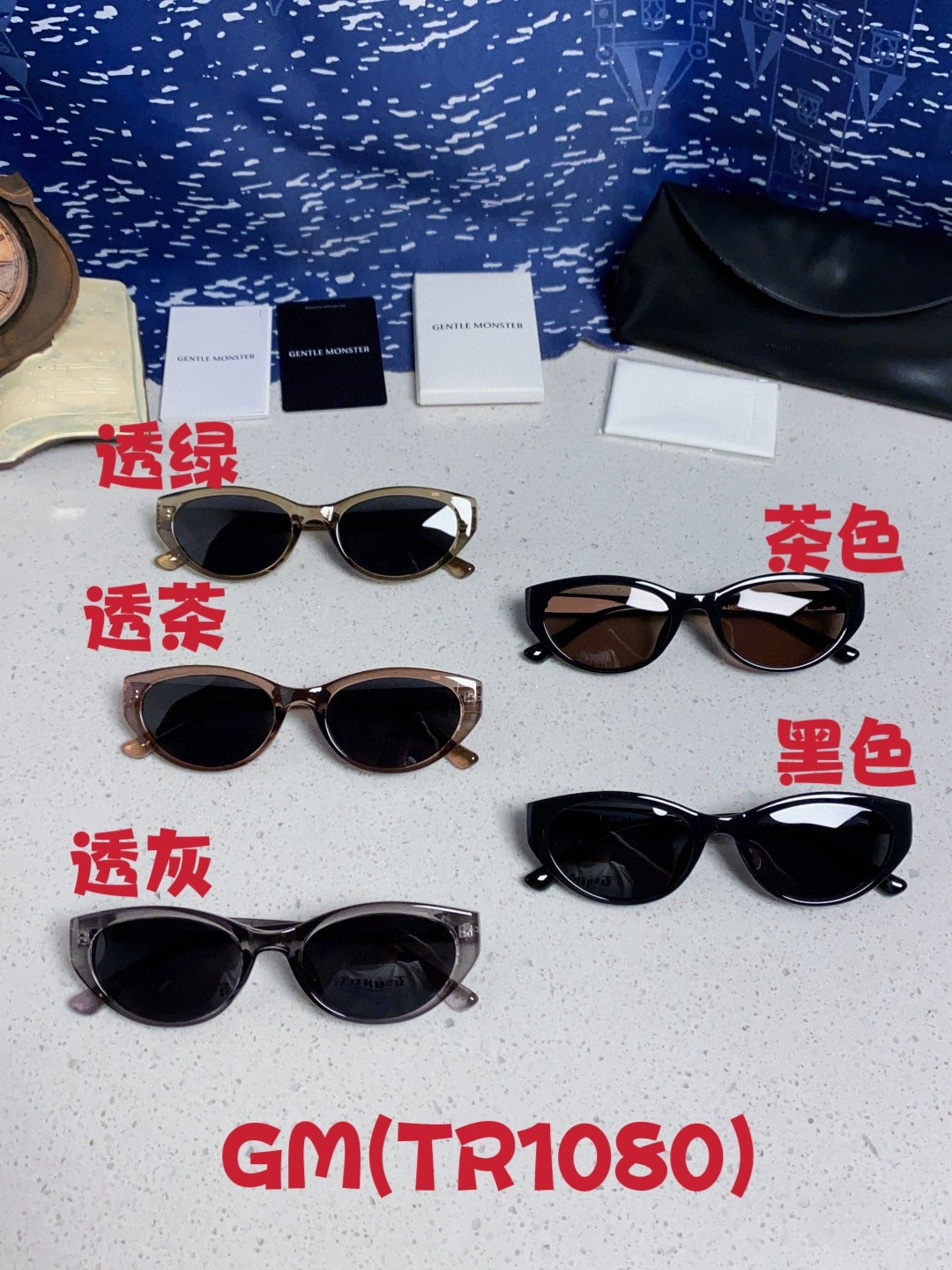 Gentle Monster TR1080 Polarized Cat-Eye Silver Lens Sunglasses for Me - 358906 - detail image 12