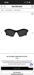 Balenciaga Oversized Brown Lens Sunglasses for Women - 432533